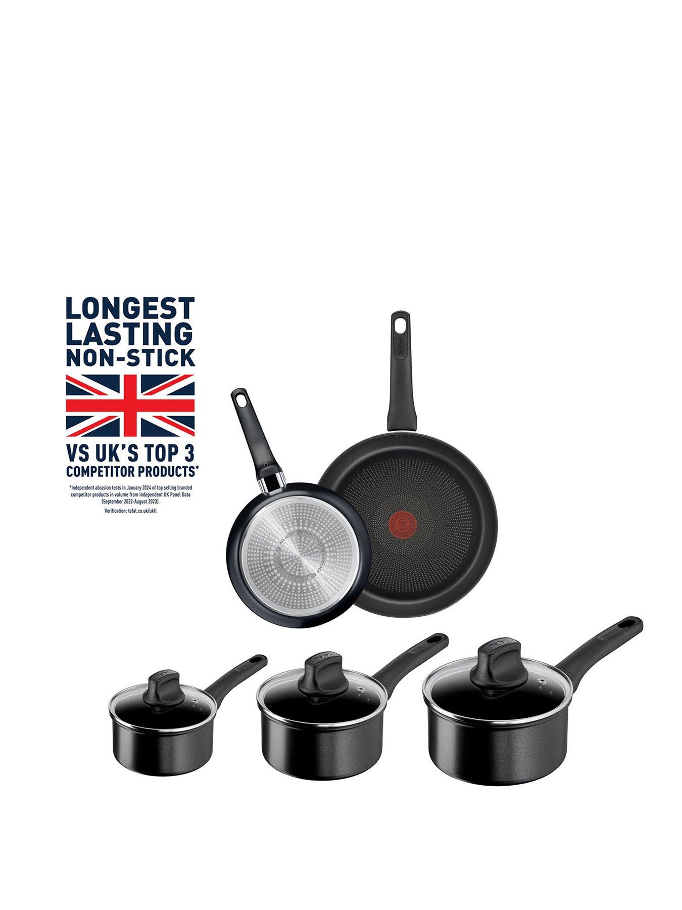 Image 1 of 7 of Tefal Titanium Excellence 5pc Non-Stick Pan Set