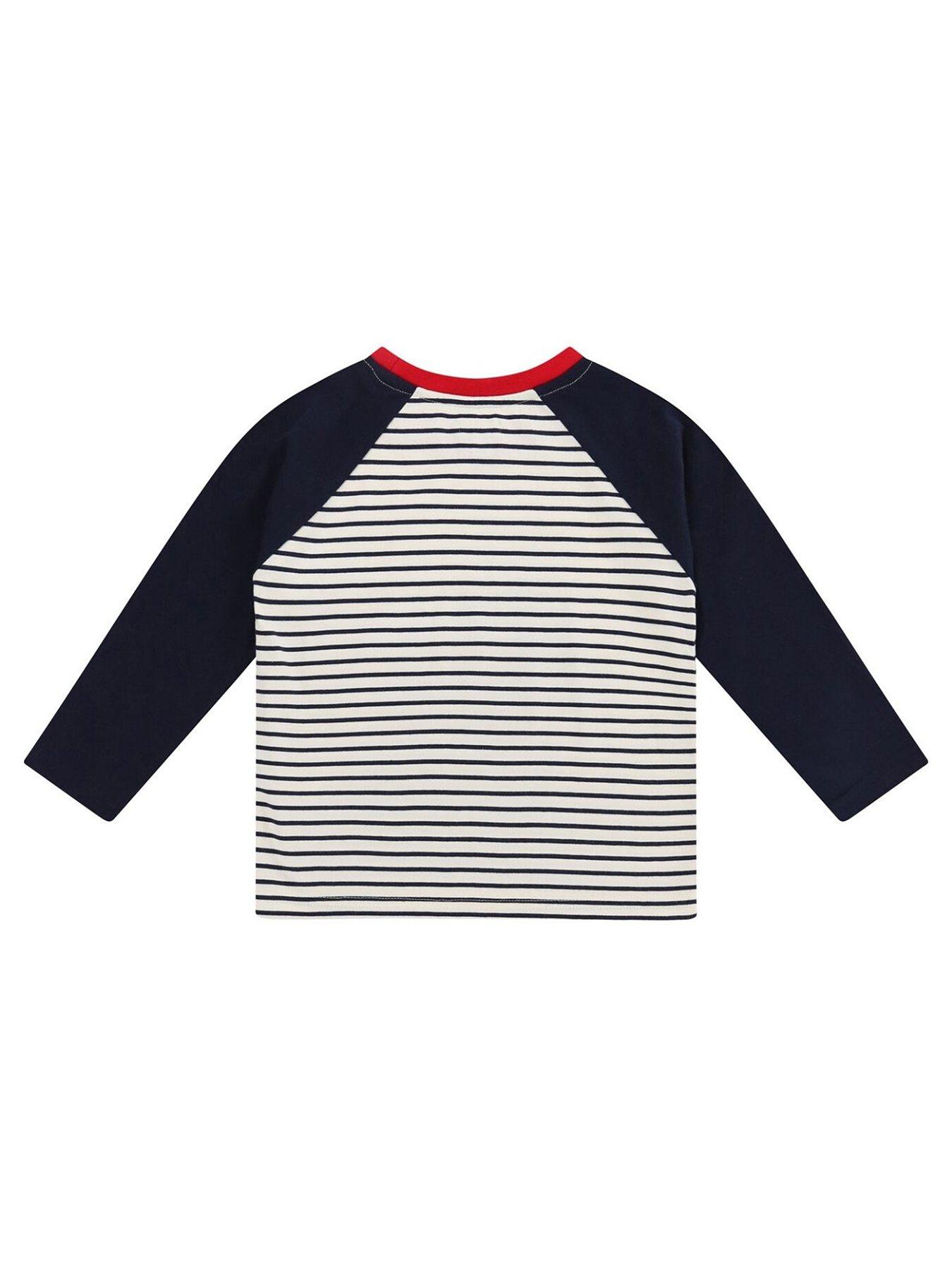  image of lilly-sid-boys-dino-raglan-top-multi