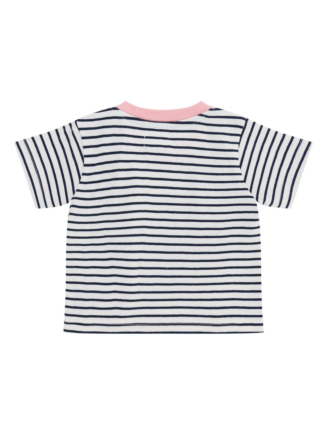 Image 6 of 6 of Lilly + Sid Baby Girls Beach Hut Applique T-Shirt &amp; Short Set - Multi