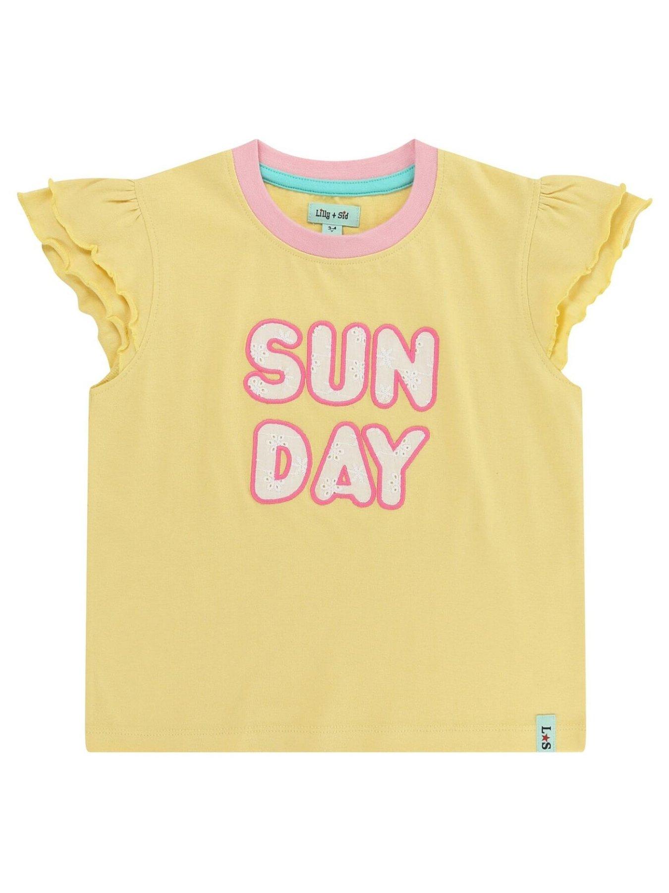 lilly-sid-girls-sunday-applique-t-shirt-yellow