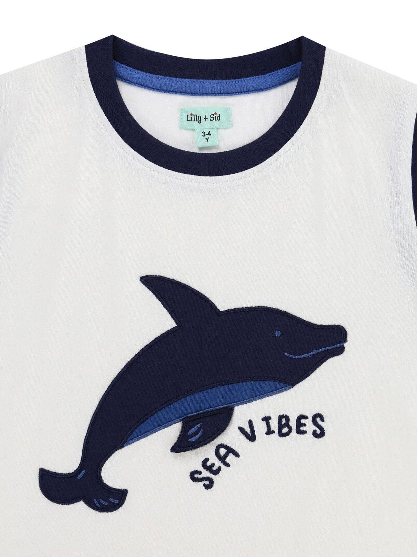  image of lilly-sid-boys-sea-vibes-flip-up-t-shirt-multi