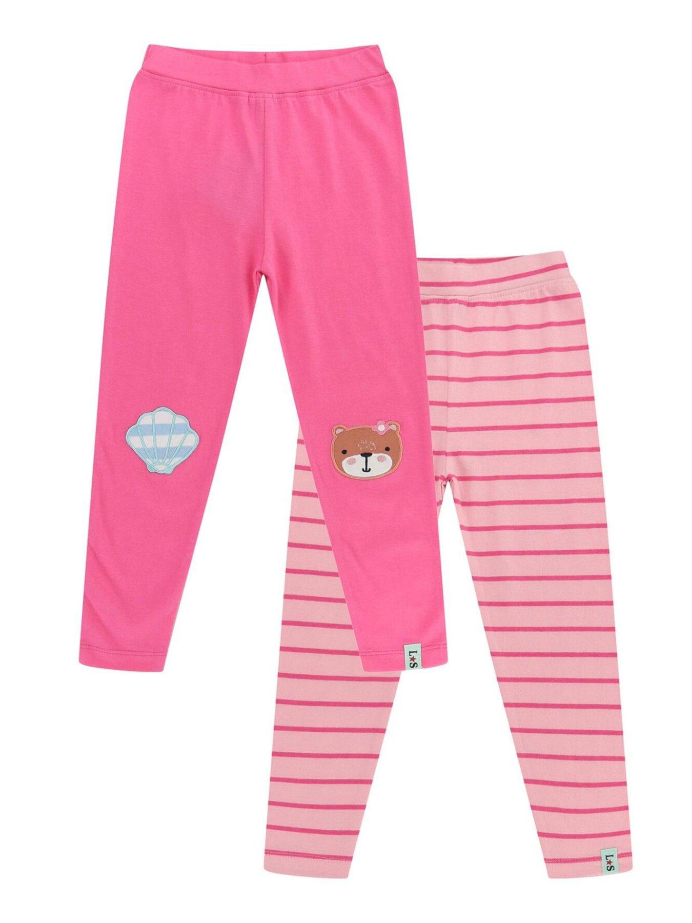 lilly-sid-girls-2-pack-shellstripe-leggings-pink