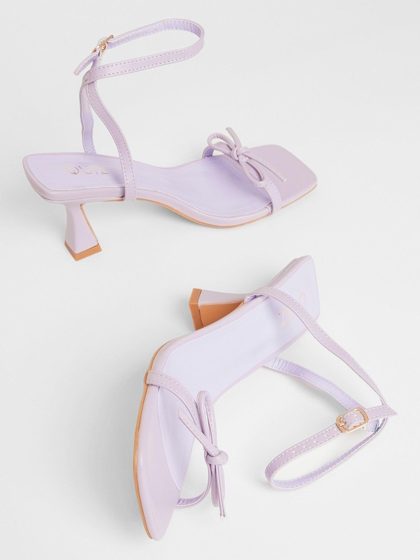  image of quiz-purple-bow-detail-heels