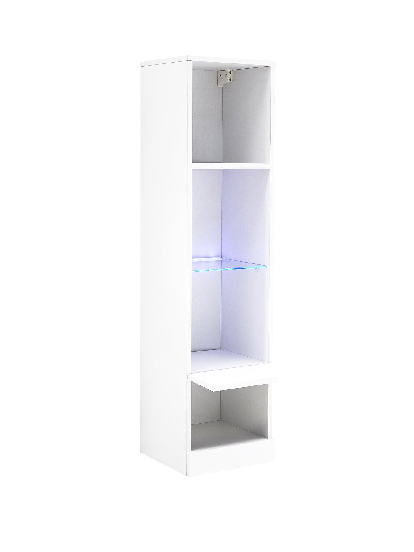  image of gfw-galicia-180-cmnbsptv-unit-nbspshelf-unit-with-led-lightsnbsp--fits-up-to-80-inch-tv-white