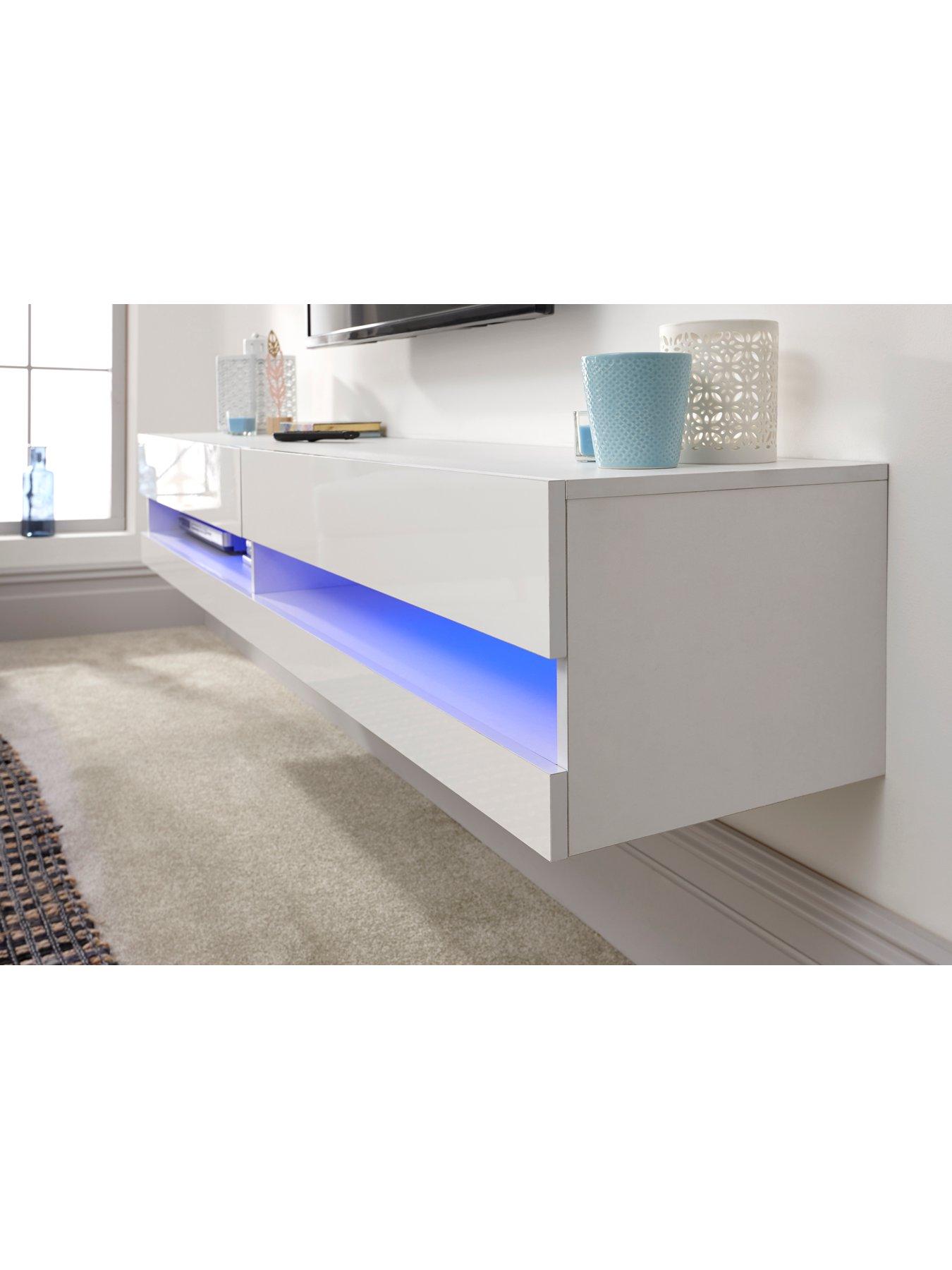  image of gfw-galicia-180-cmnbsptv-unit-nbspshelf-unit-with-led-lightsnbsp--fits-up-to-80-inch-tv-white