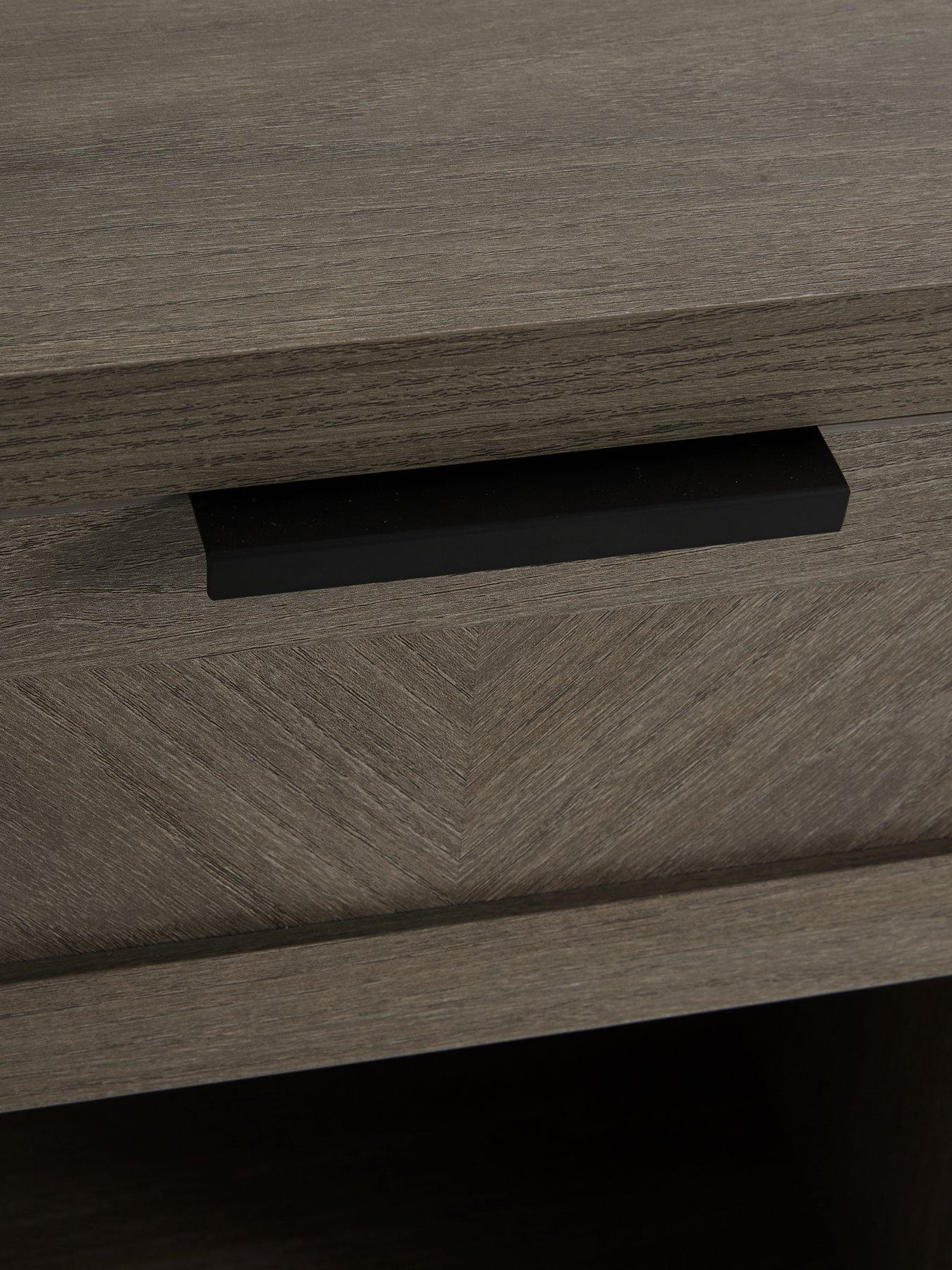 Image 7 of 7 of Very Home Chevry Side Table - Dark Oak