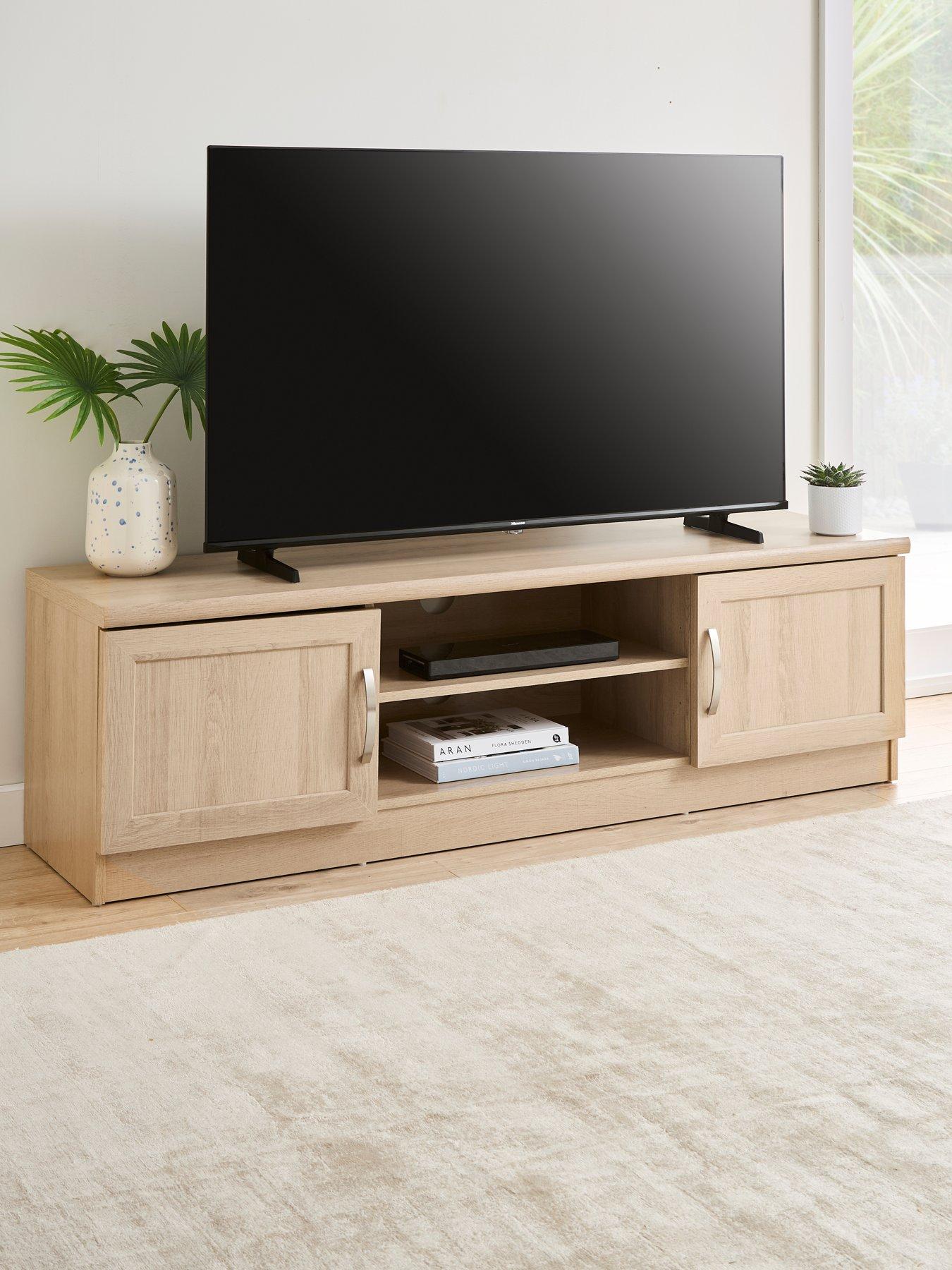 The Very Collection Camberley TV Unit - fits up to 65 inch - Oak