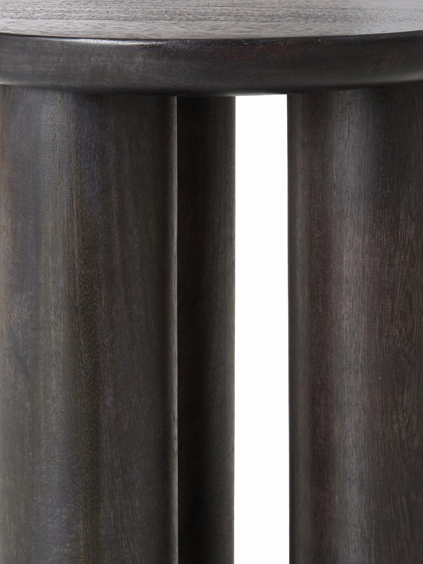  image of very-home-lora-ready-assemblednbspside-table-black-fscreg-certified