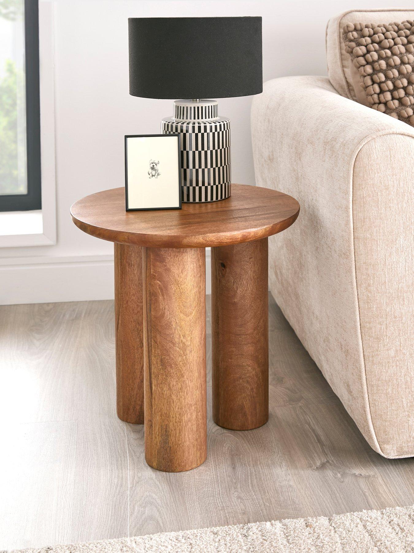 Very Home Lora Ready Assembled Side Table - Walnut - FSC® Certified