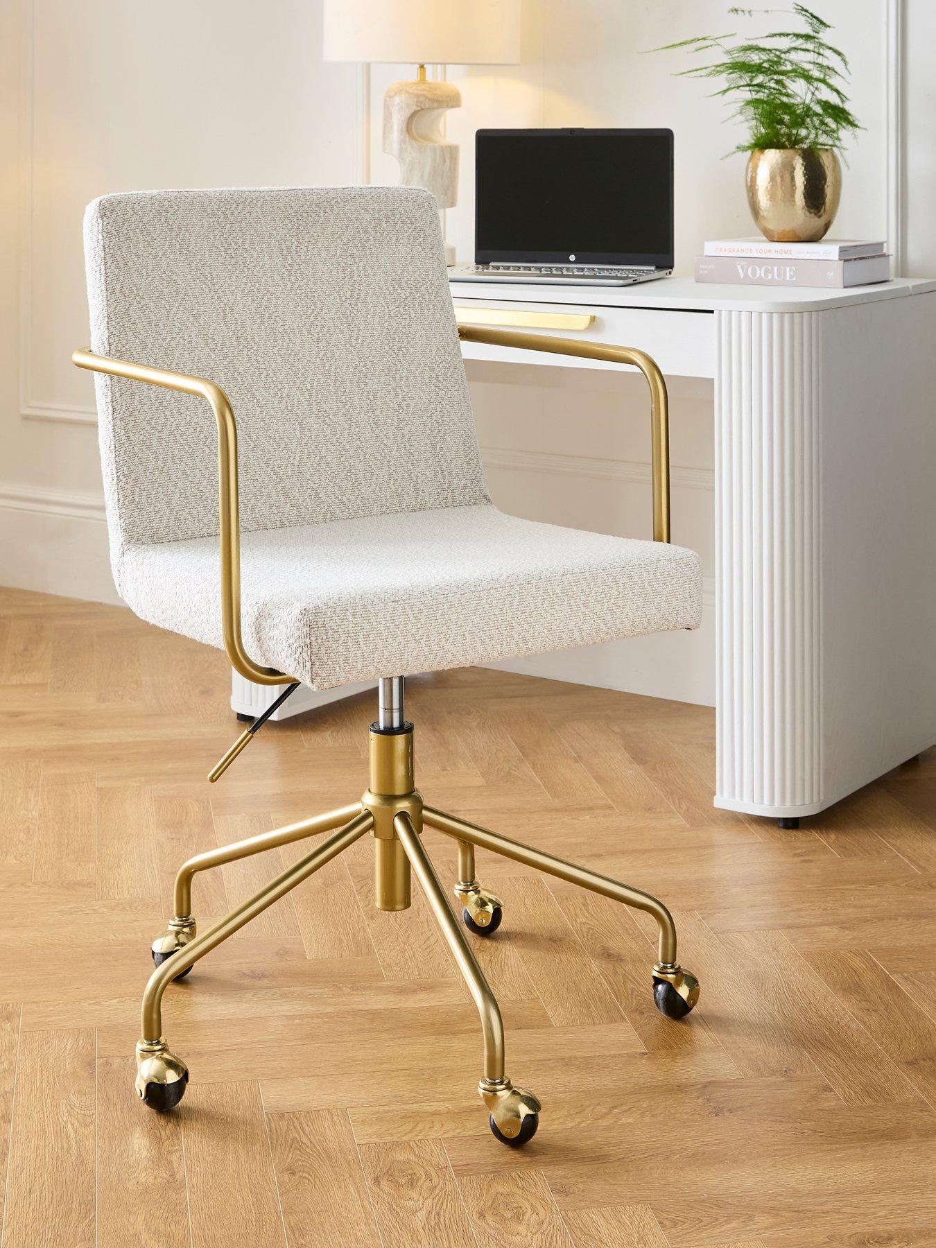 Very Home Sierre Office Chair - Cream - FSC® Certified