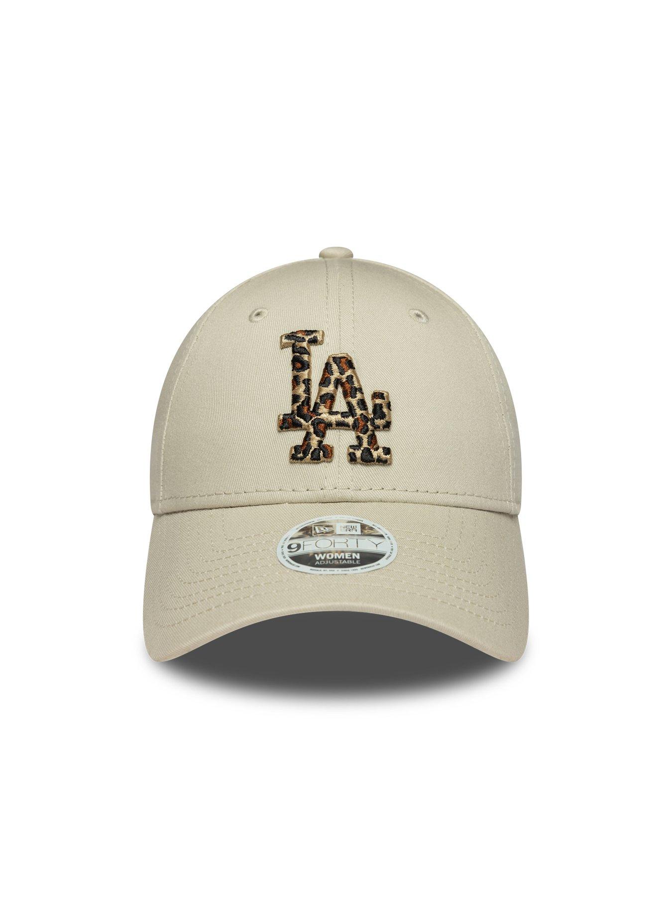 Image 2 of 4 of New Era Women's Leopard Infill 9forty Cap -beige