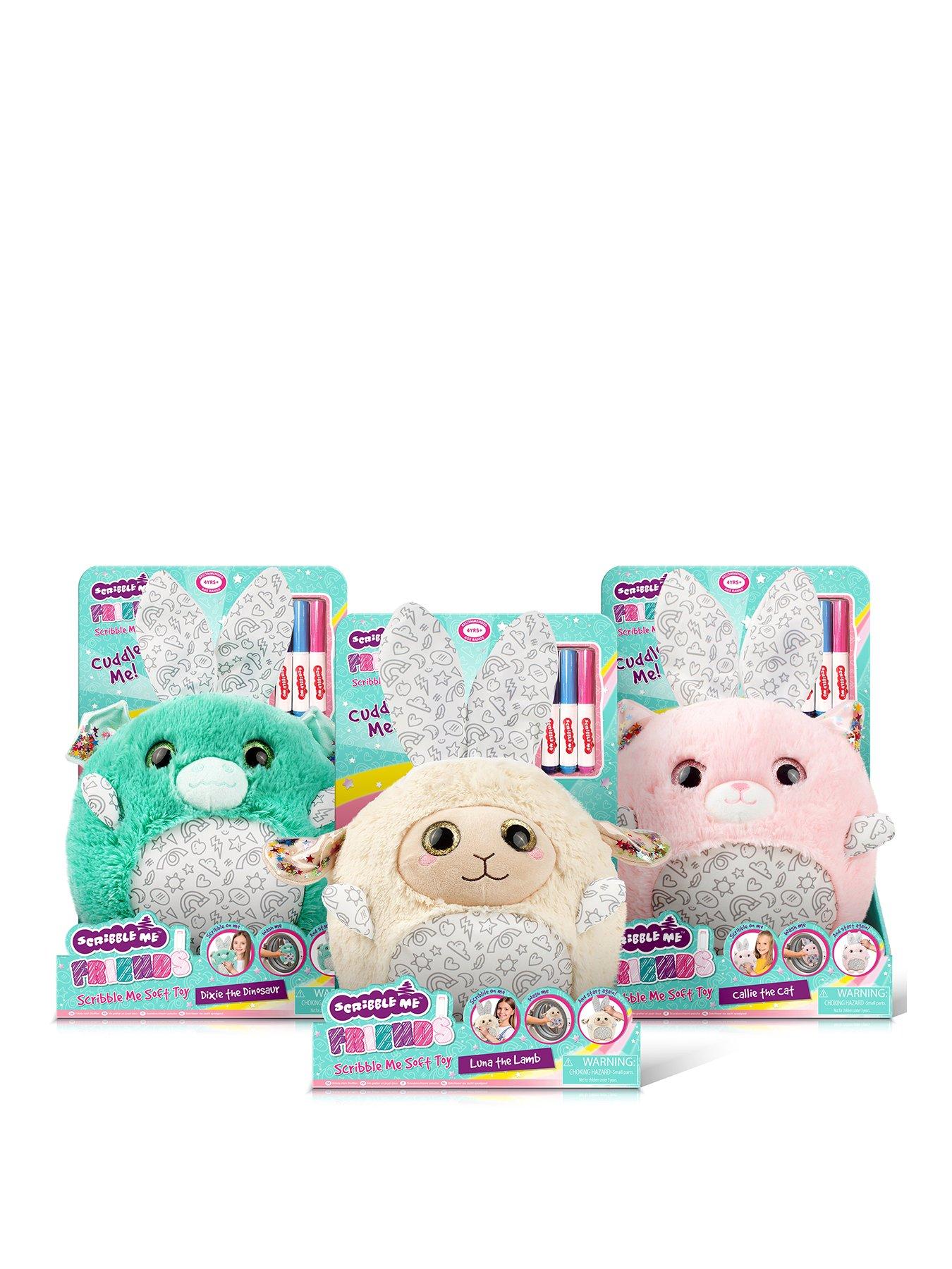 undefined Scribble Me Doodle Furry Plush asst