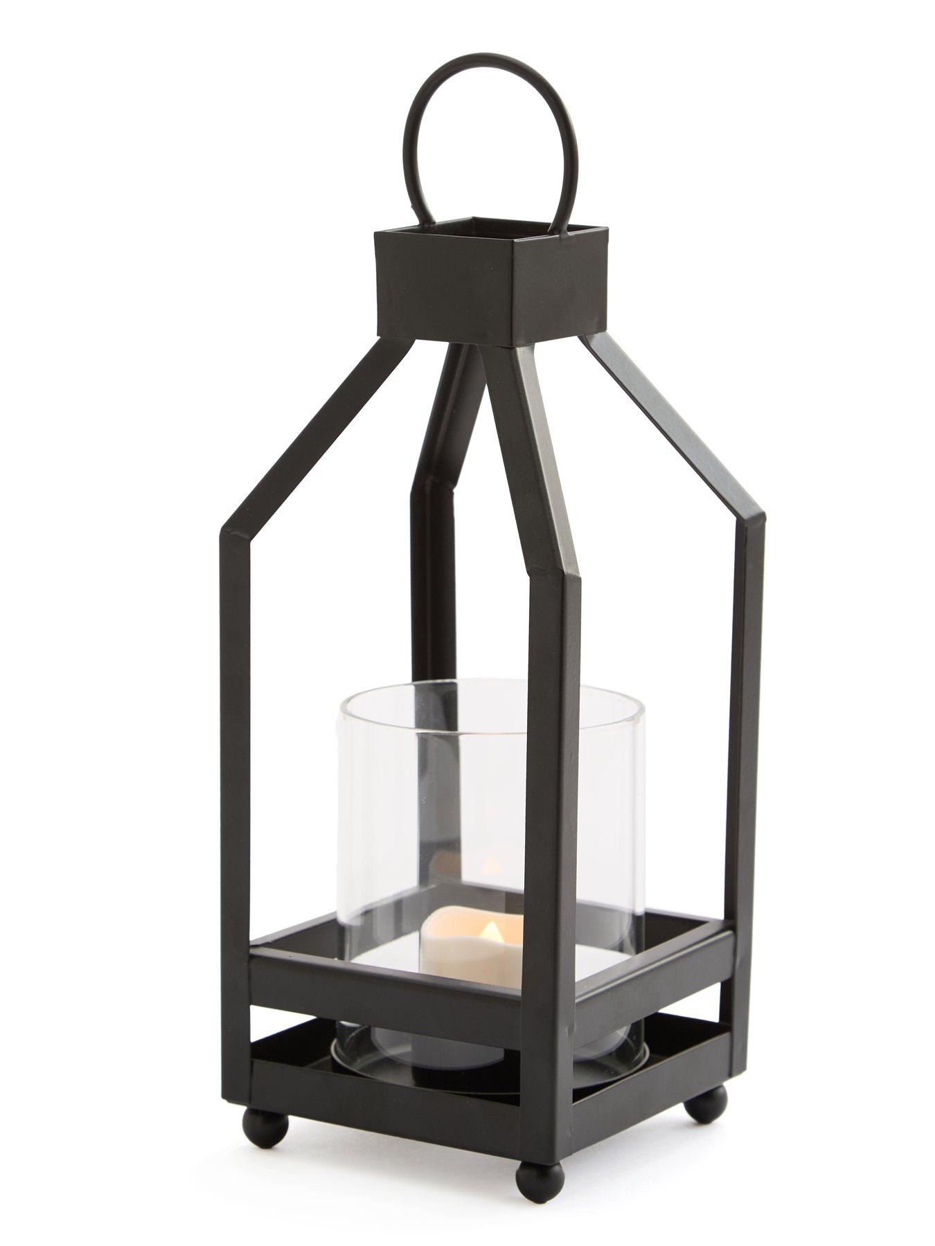 Image 3 of 6 of Very Home Lantern With Glass Hurrican Centre 10.1cm