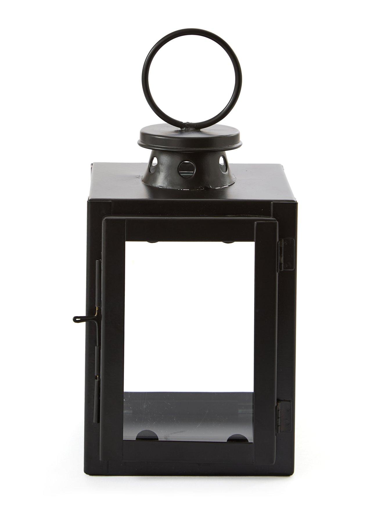 Image 4 of 4 of Very Home Lantern Black With Ring Top 11.4cm