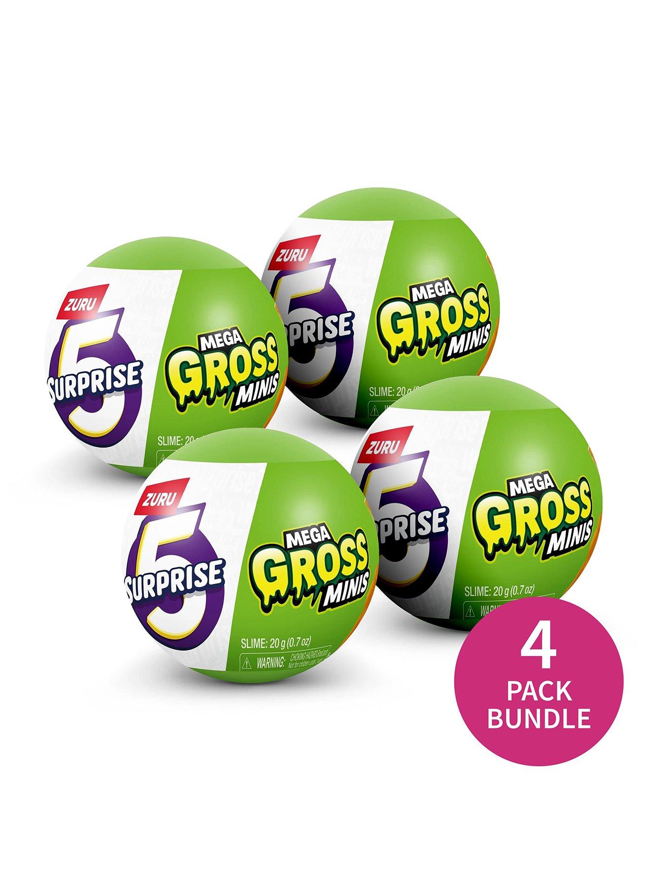 Zuru 4 Pack Zuru 5 Surprise Mega Gross Mini Capsule Bundle