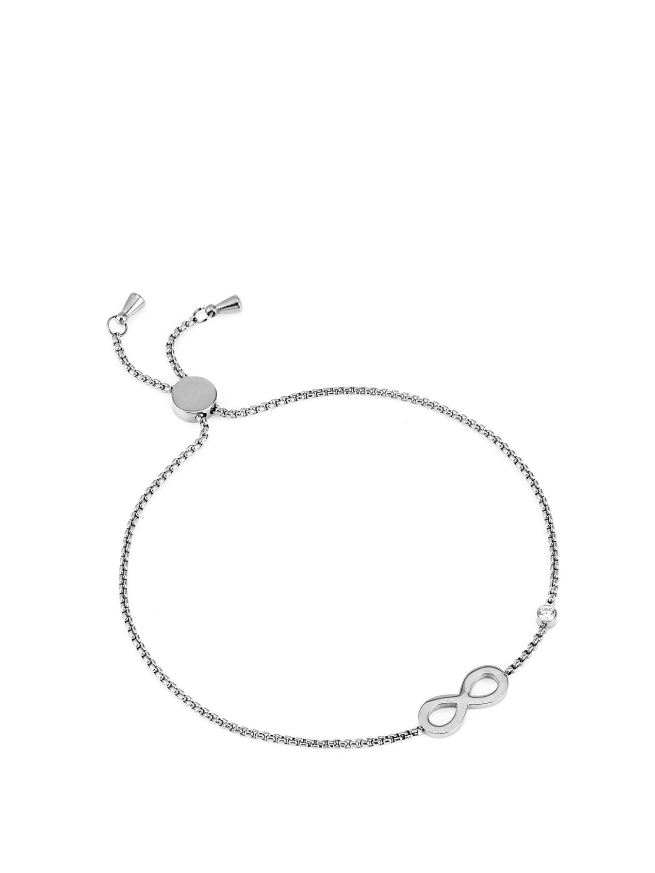 undefined Infinity Charm Bracelet - Silver