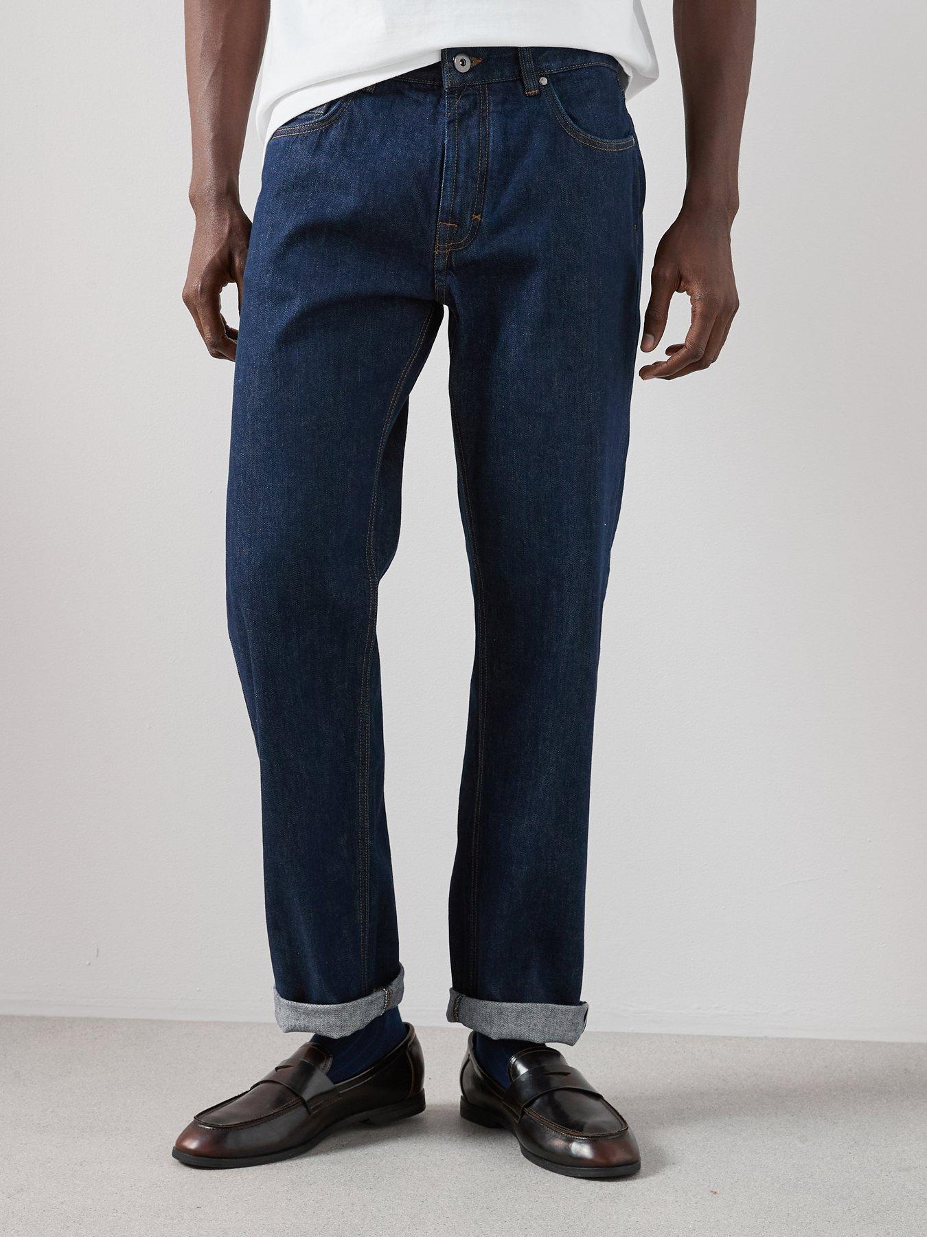 Image 1 of 7 of The Very Collection Rigid Selvedge Straight Fit Jean - Indigo