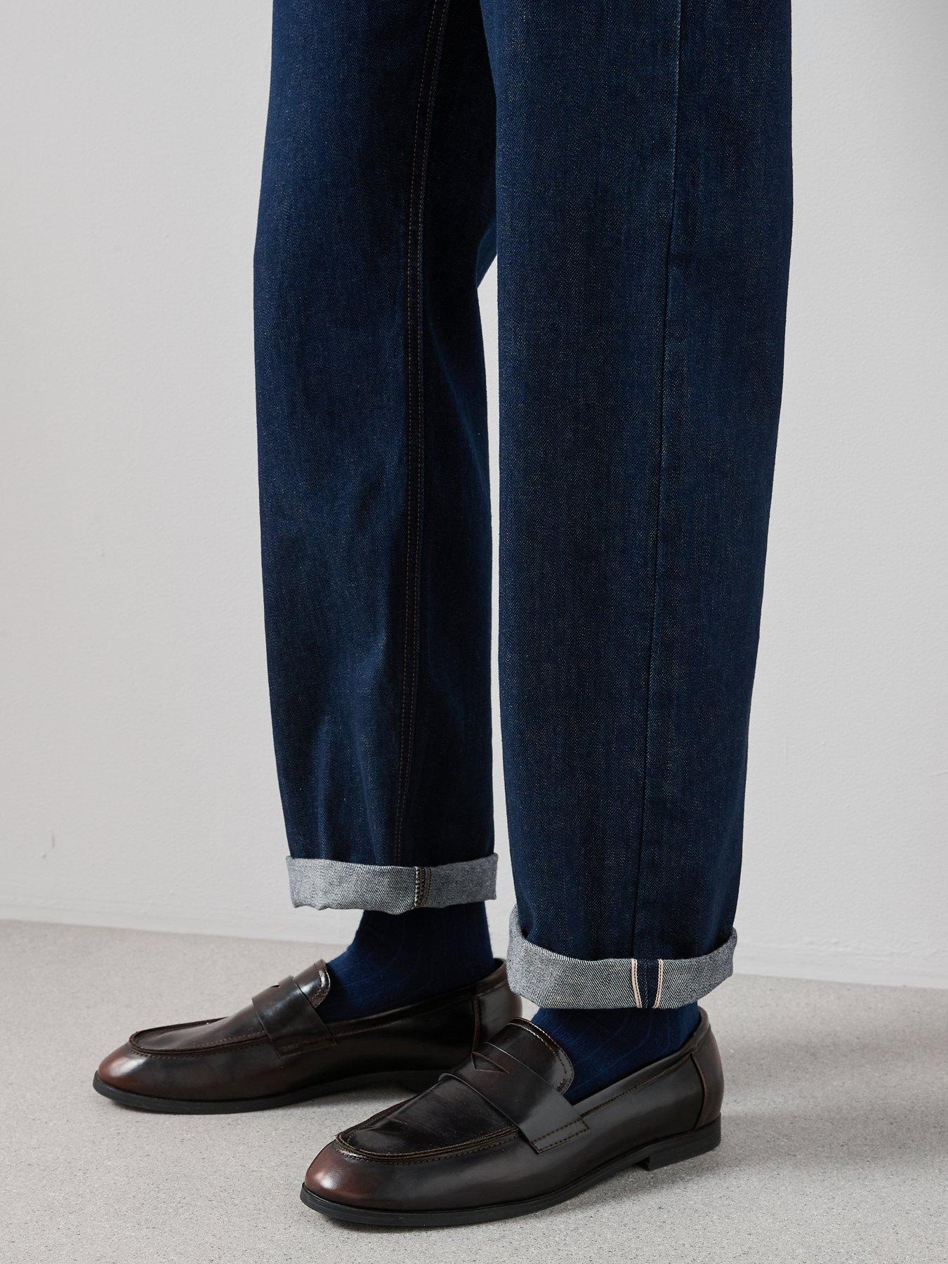 Image 6 of 7 of The Very Collection Rigid Selvedge Straight Fit Jean - Indigo