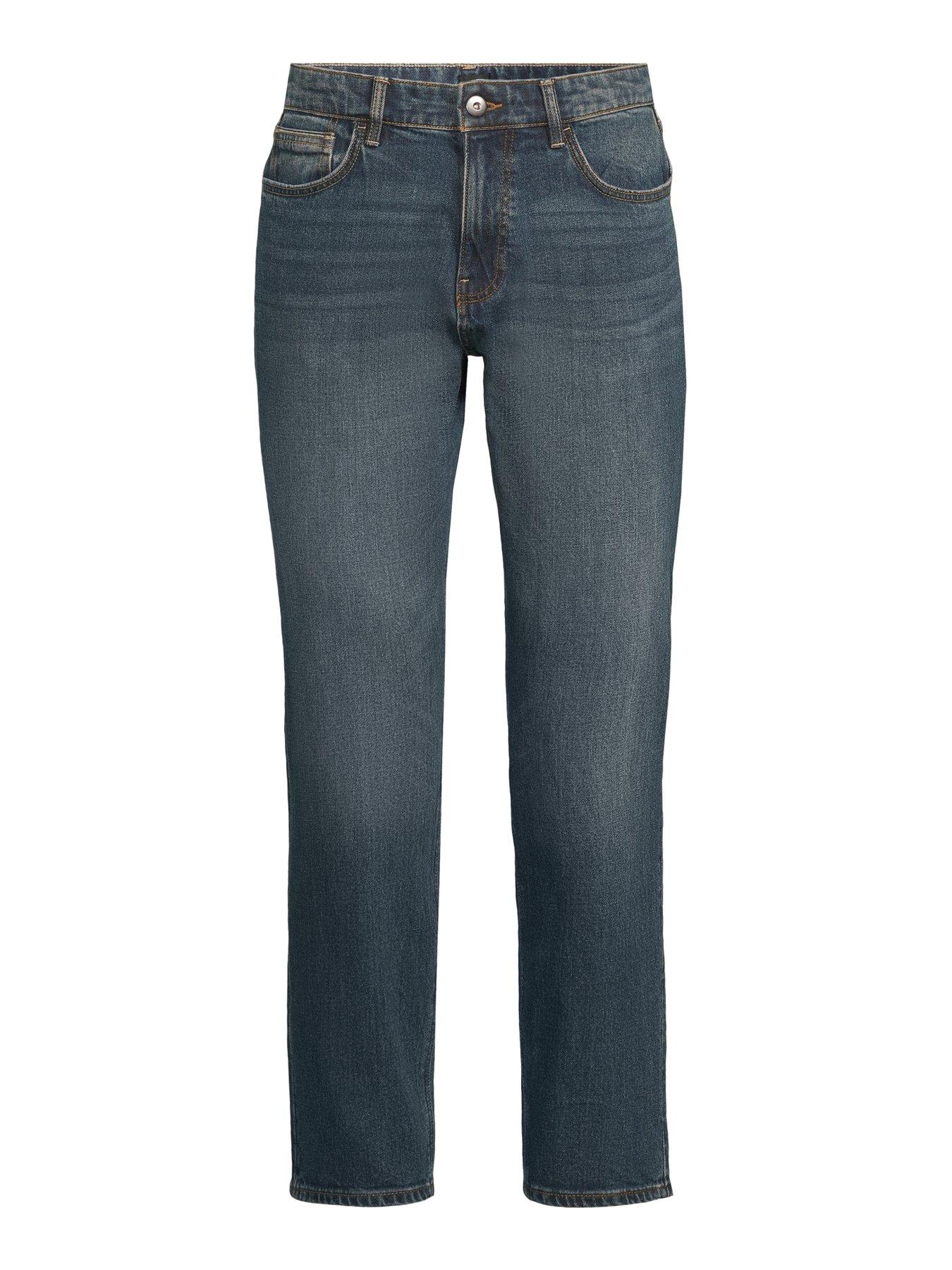 Image 7 of 7 of The Very Collection Weft Dye Straight Tapered Fit Jeans - Vintage Dark Wash