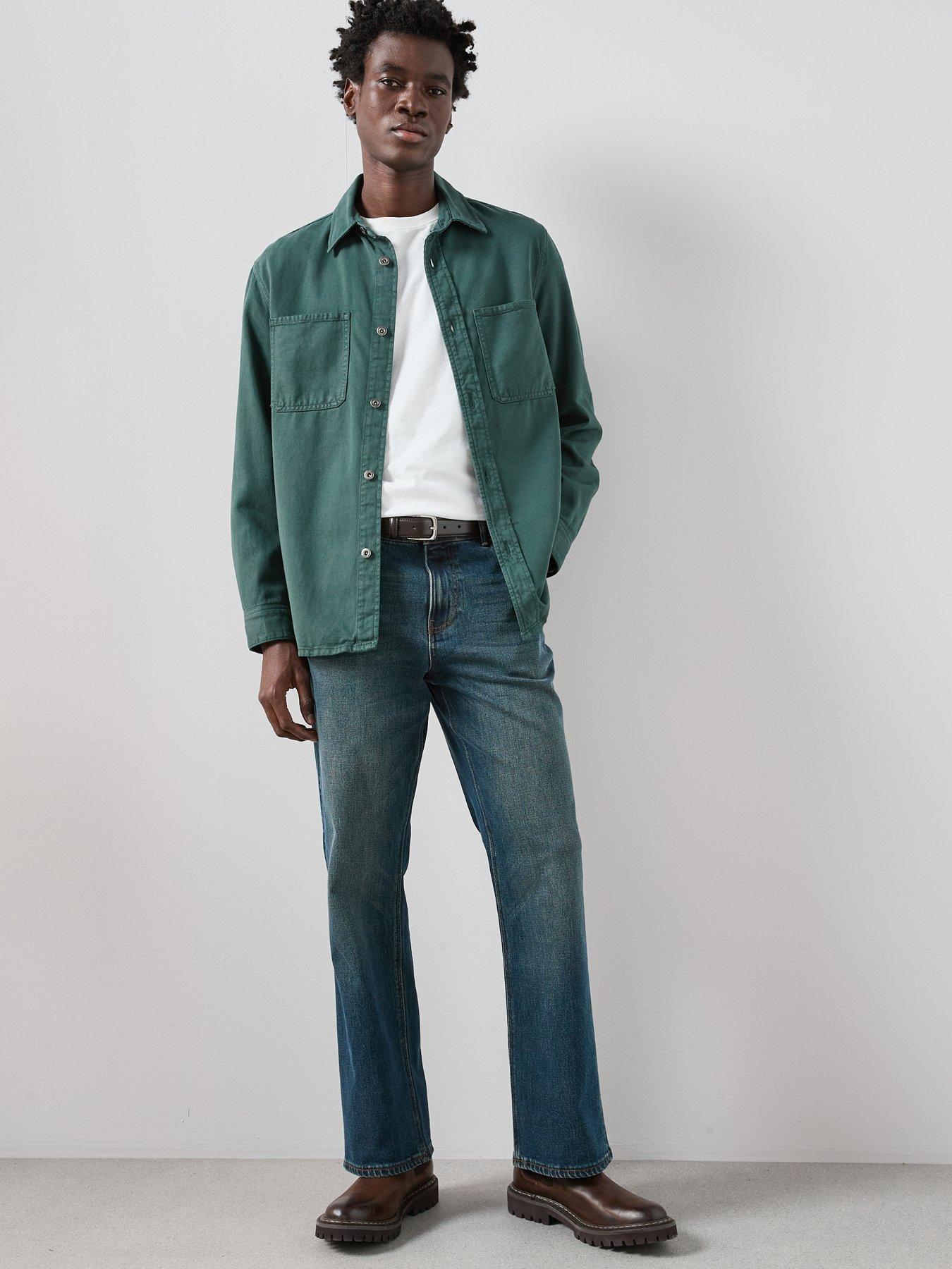 Image 3 of 7 of The Very Collection Weft Dye Bootcut Fit Jeans - Vintage Dark Wash