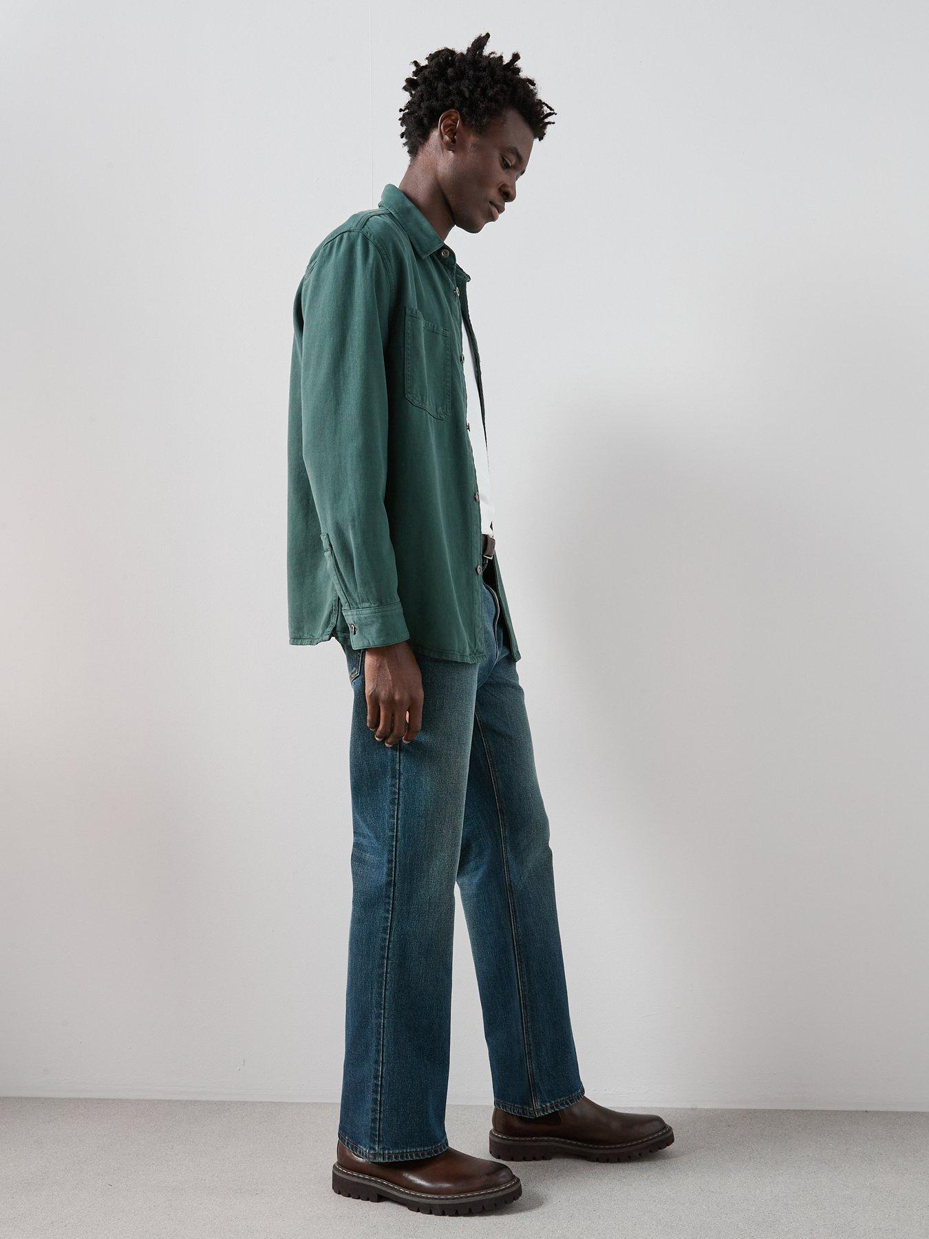 Image 5 of 7 of The Very Collection Weft Dye Bootcut Fit Jeans - Vintage Dark Wash