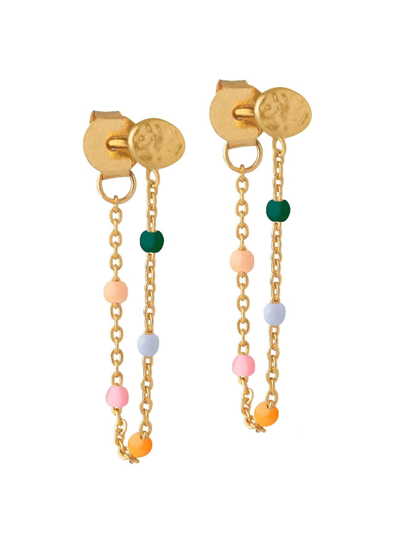 undefined Lola Dreamy Gold Plated Sterling Silver Earrings