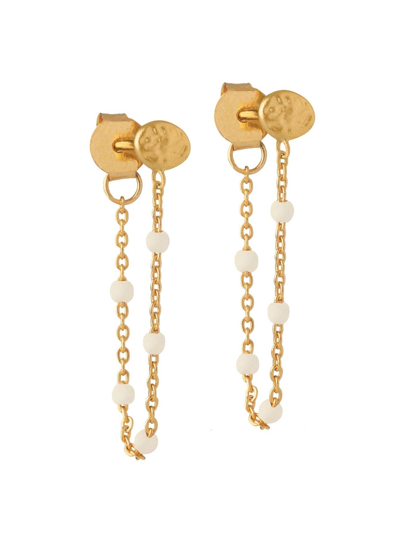 undefined Lola Daisy Gold Plated Sterling Silver Earrings