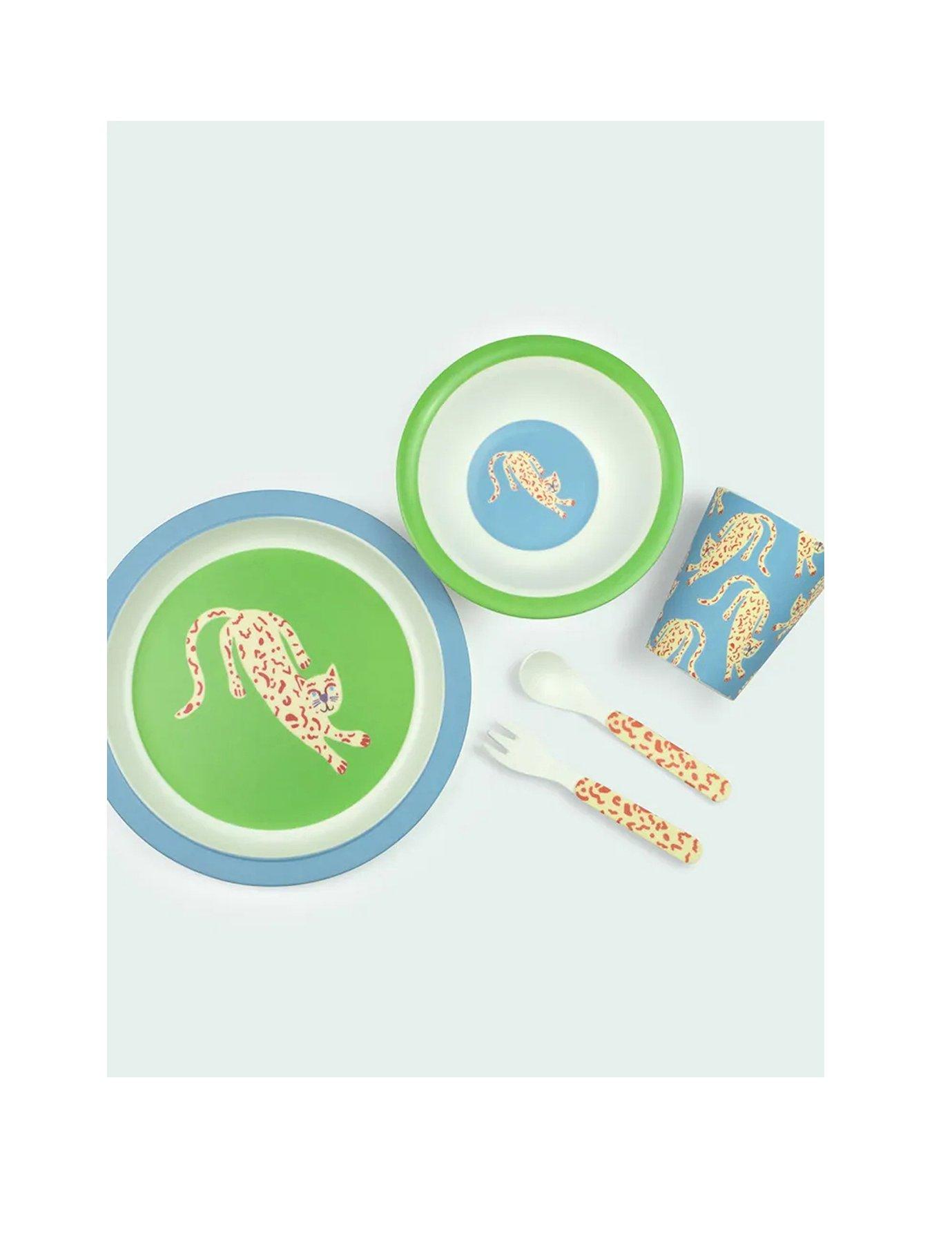 eleanor-bowmer-cheetah-kids-melamine-dinner-set