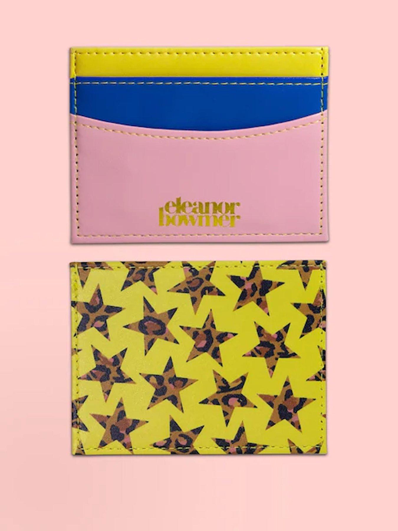  image of eleanor-bowmer-yellow-life-is-fantastic-keyring-and-purse-cardholder-set