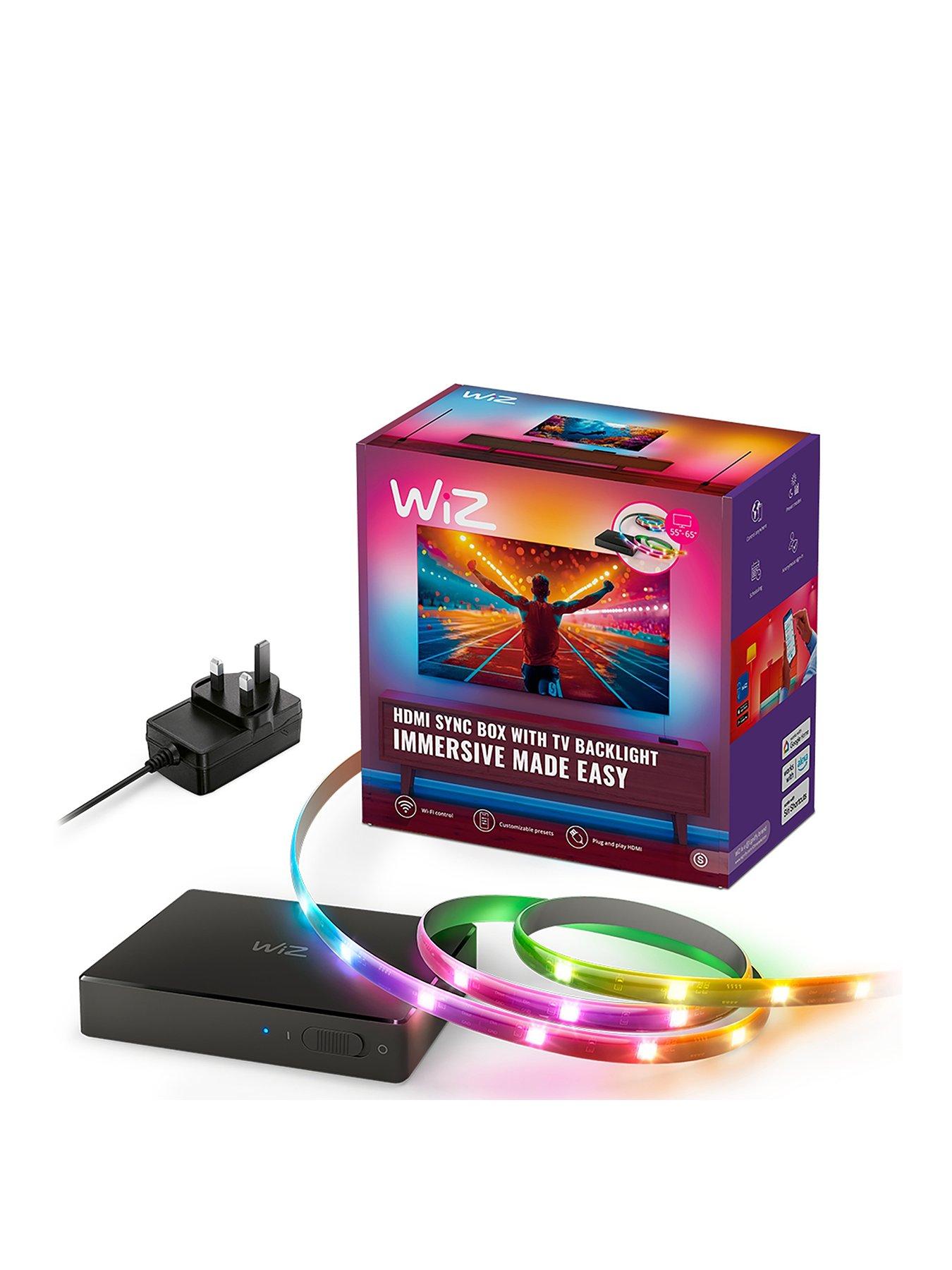 undefined WiZ Smart LED Sync Box and 55-65" Lightstrip