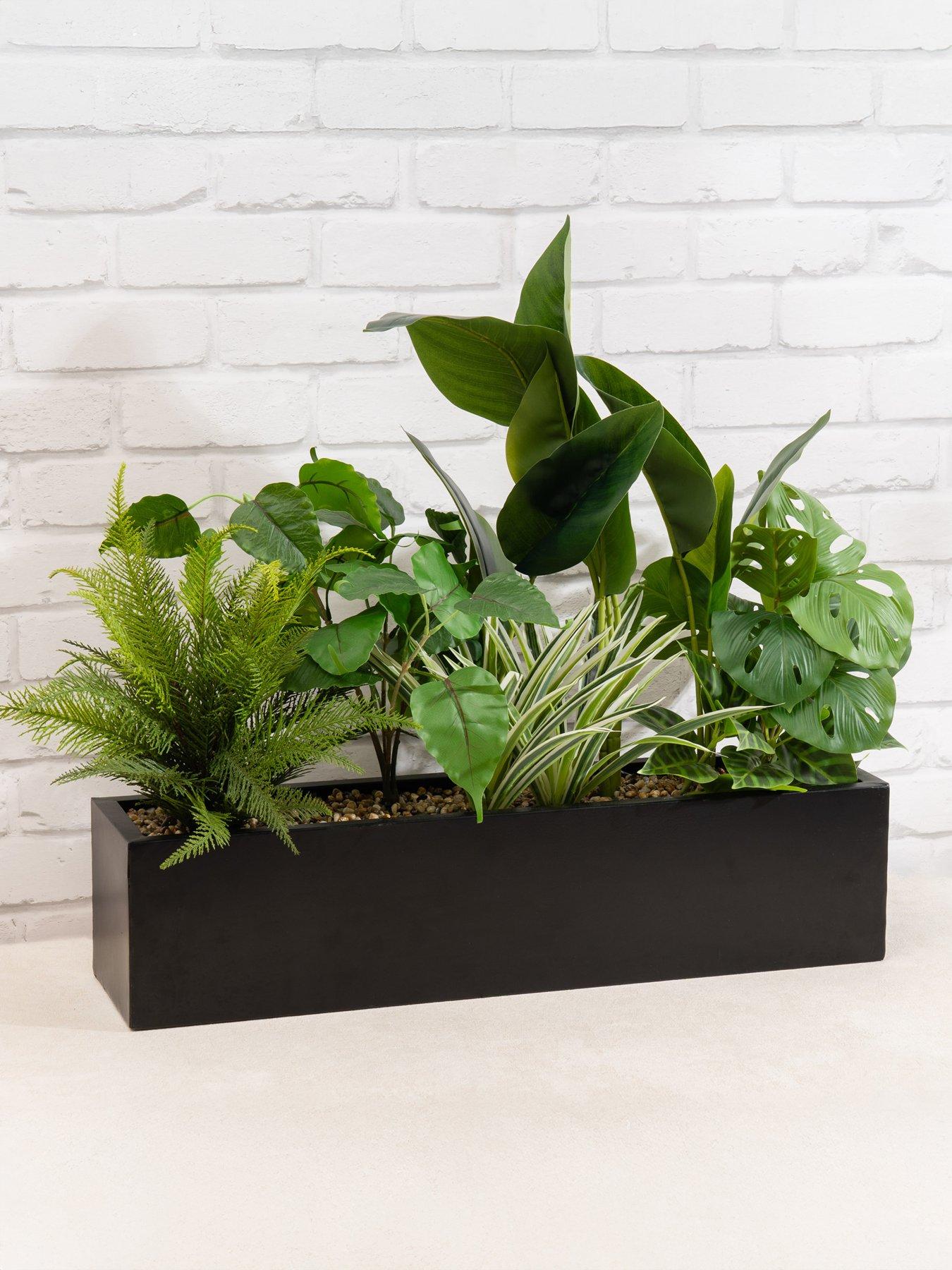 Scottish Everlastings 60x65cm Mixed Faux Outdoor Container