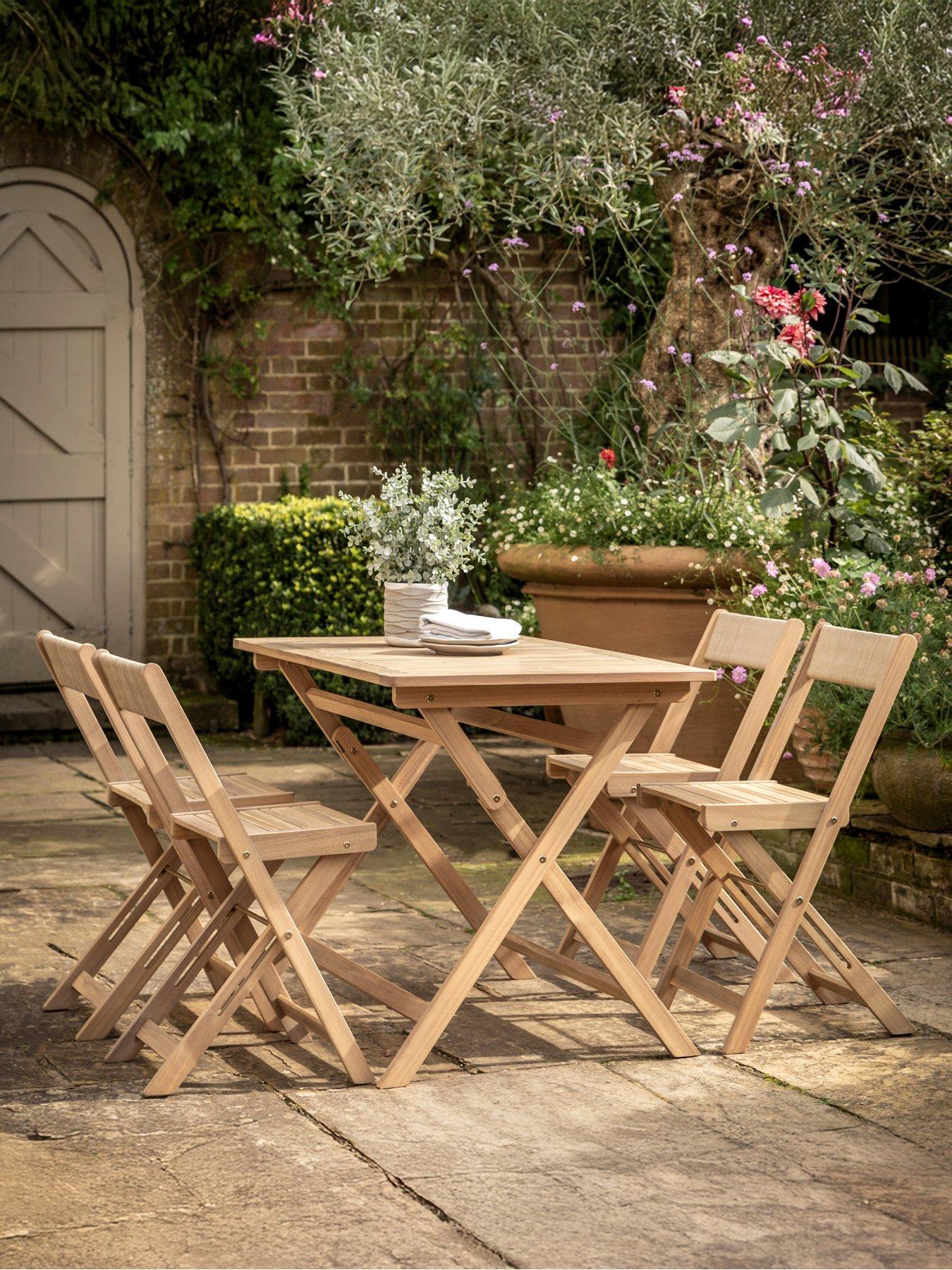 Gallery Direct Lindos Folding Dining Set