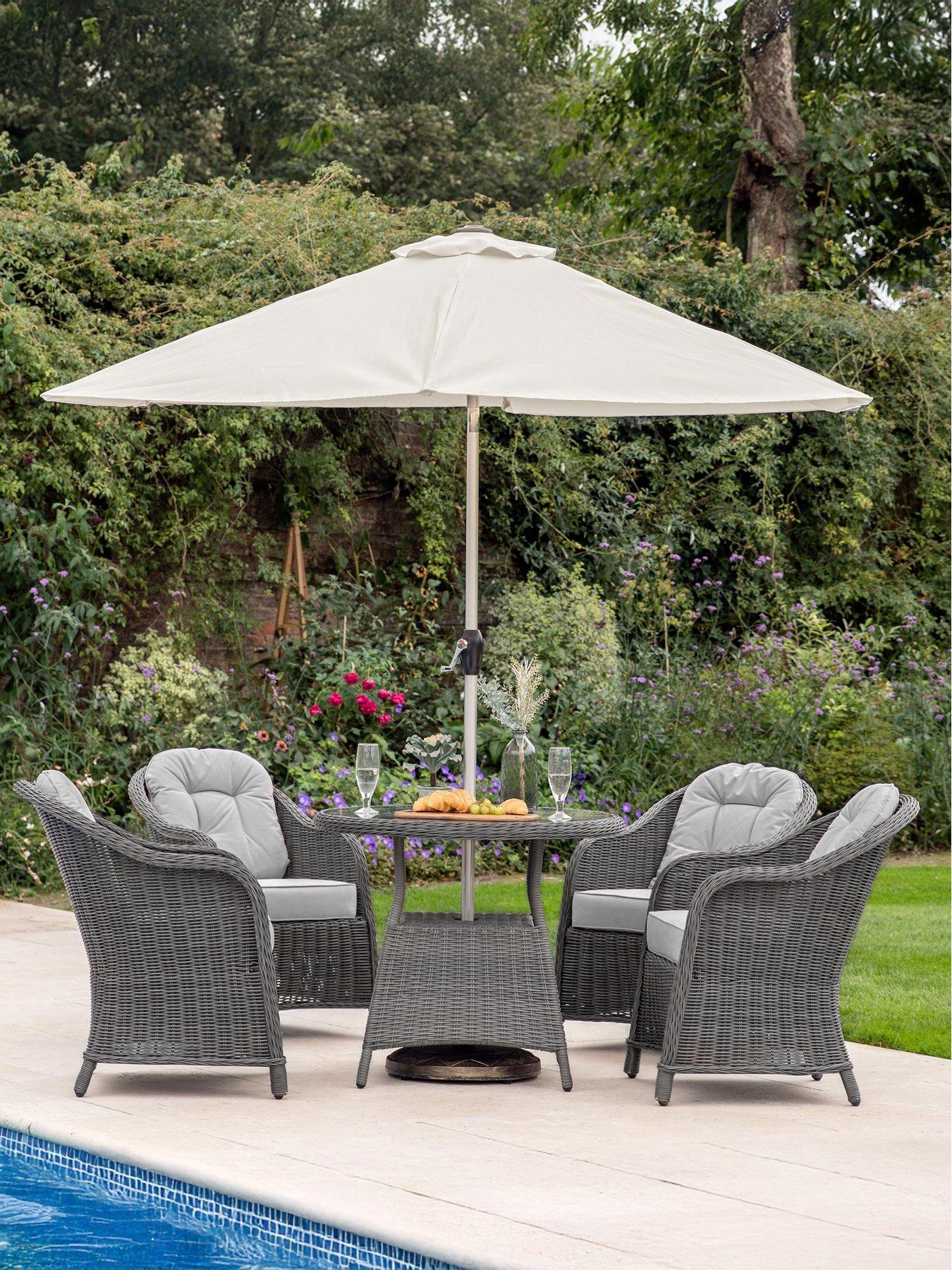 Gallery Direct Vazzano 2x3m Parasol Cream