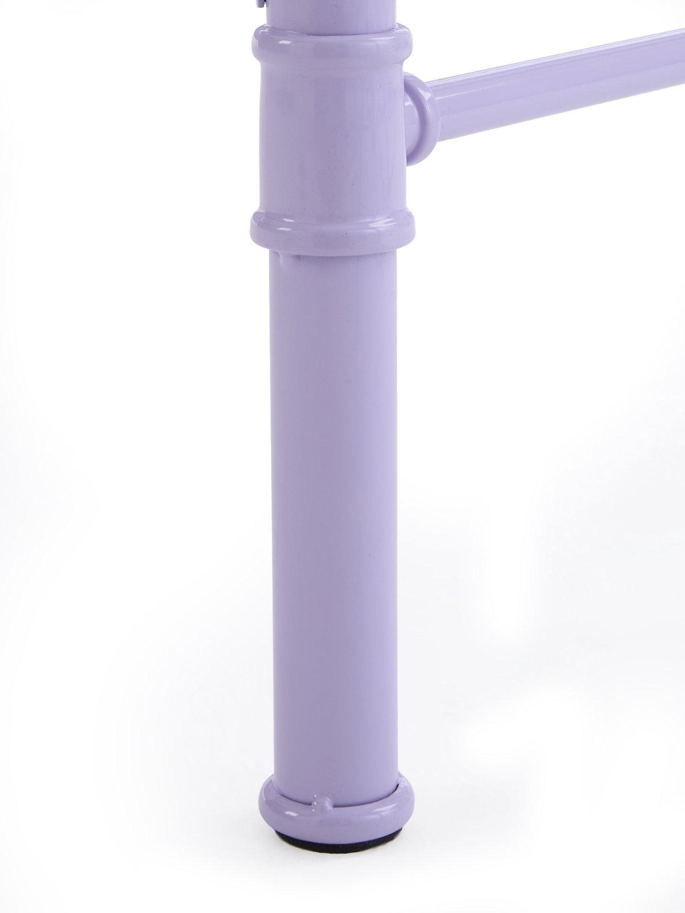 Image 5 of 6 of The Very Collection Freddie Children's Metal Single Bed Frame with Mattress Options (Buy &amp; SAVE!) - Lilac