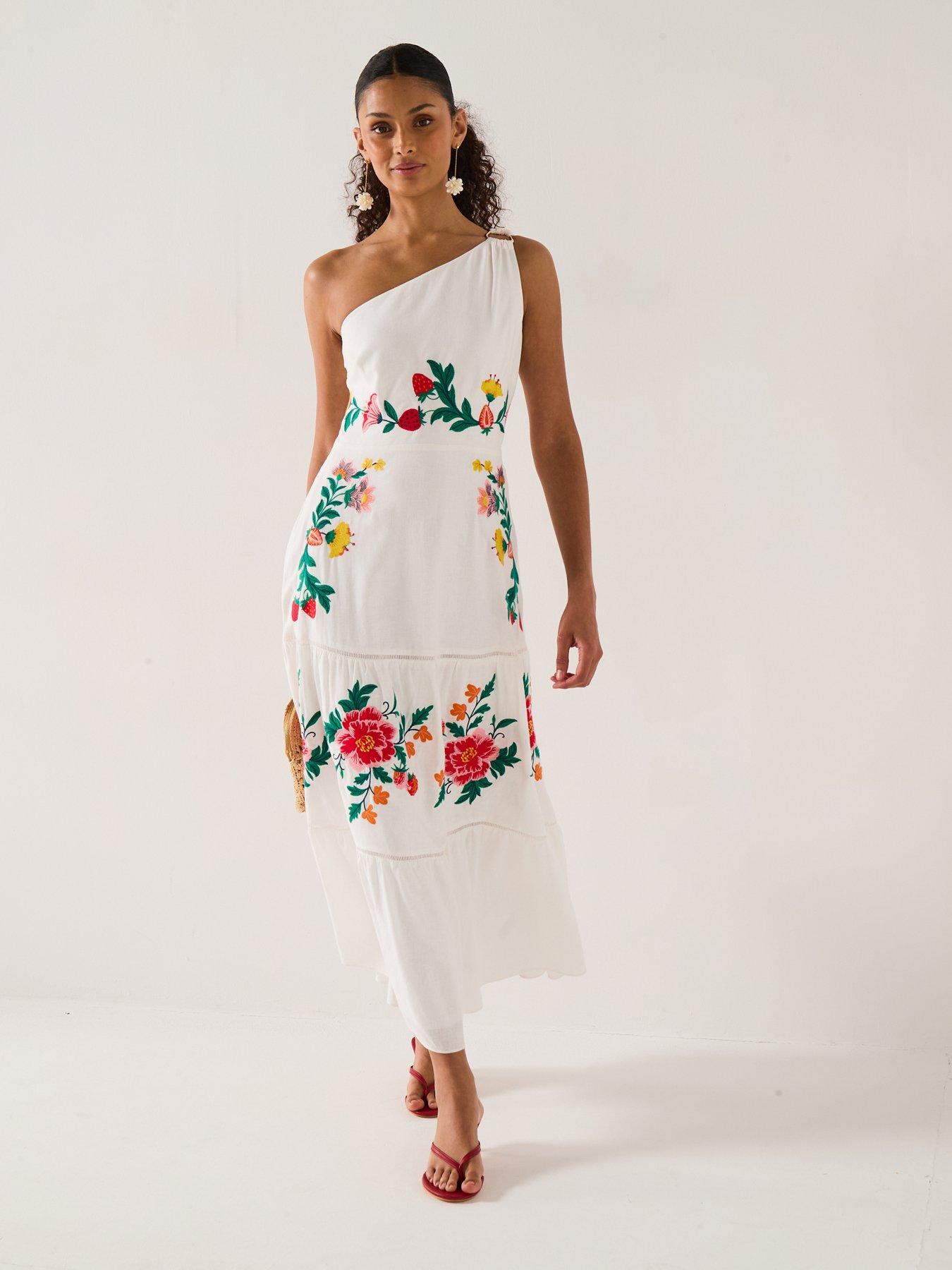  image of forever-new-ollie-one-embroidered-shoulder-maxi-white