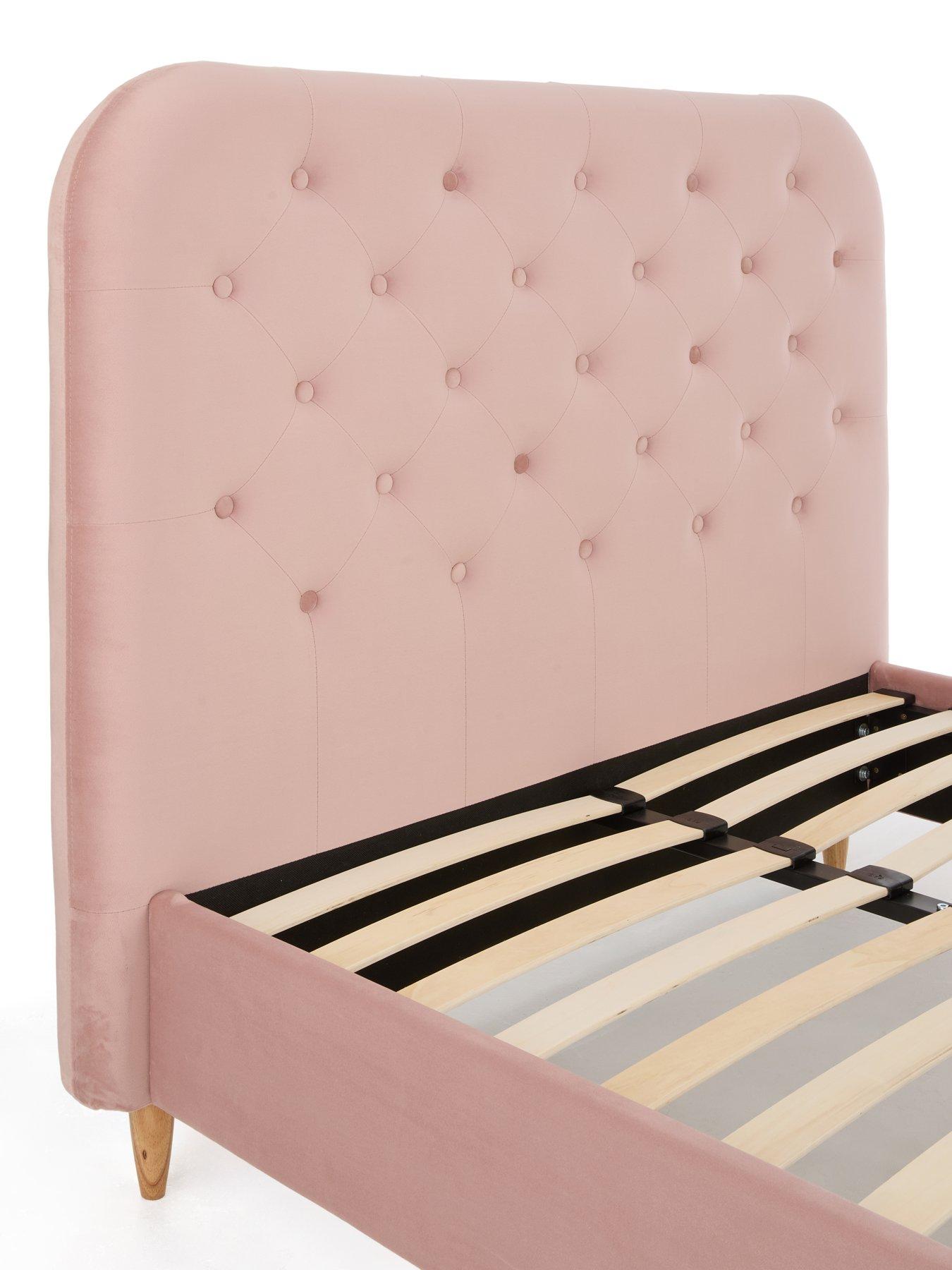  image of very-home-easton-bed-small-double-with-mattress-options-buy-amp-save--nbspfscreg-certified