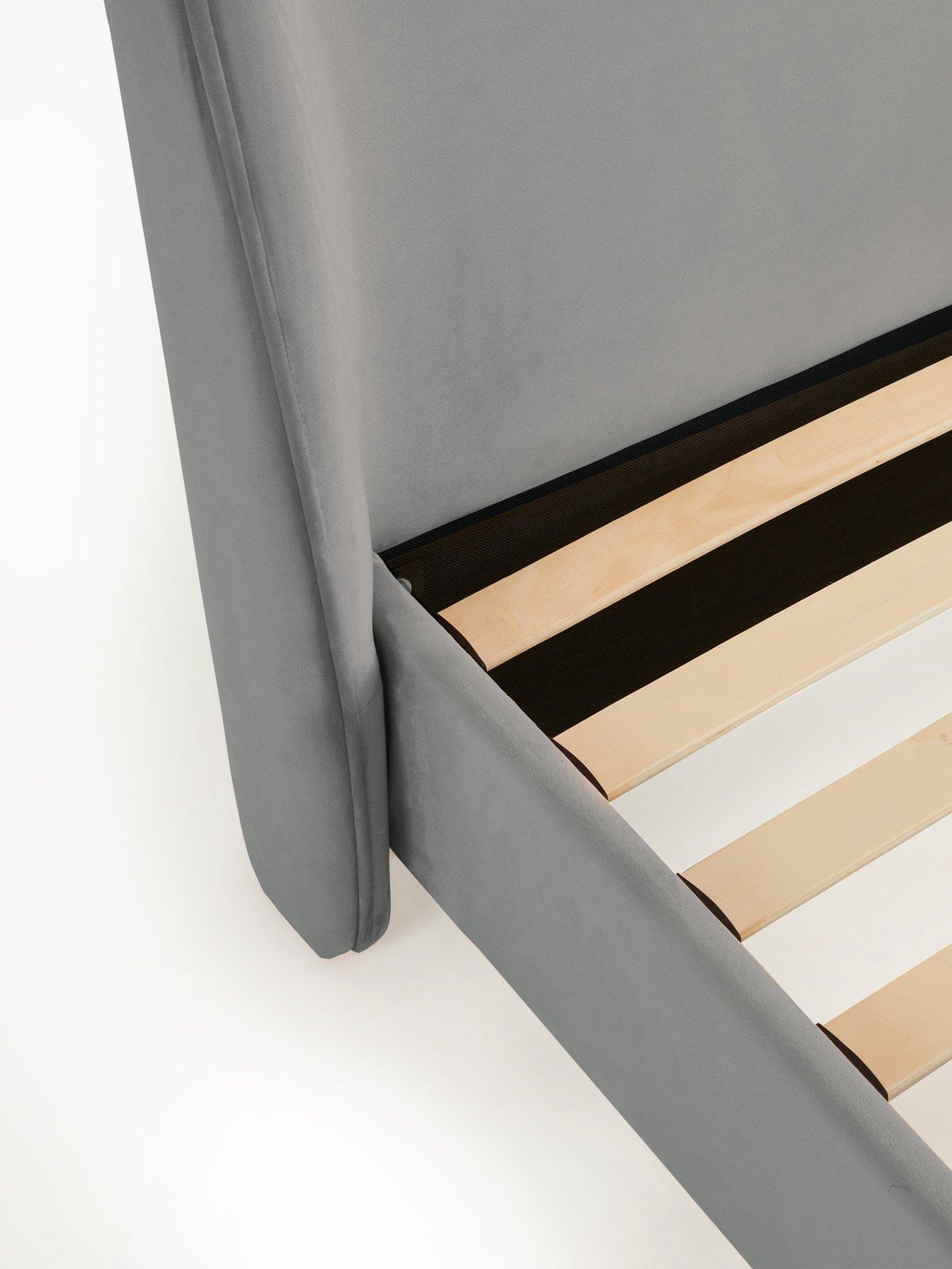  image of very-home-edee-childrens-bed-with-mattress-options-buy-amp-save-greynbsp--fscreg-certified