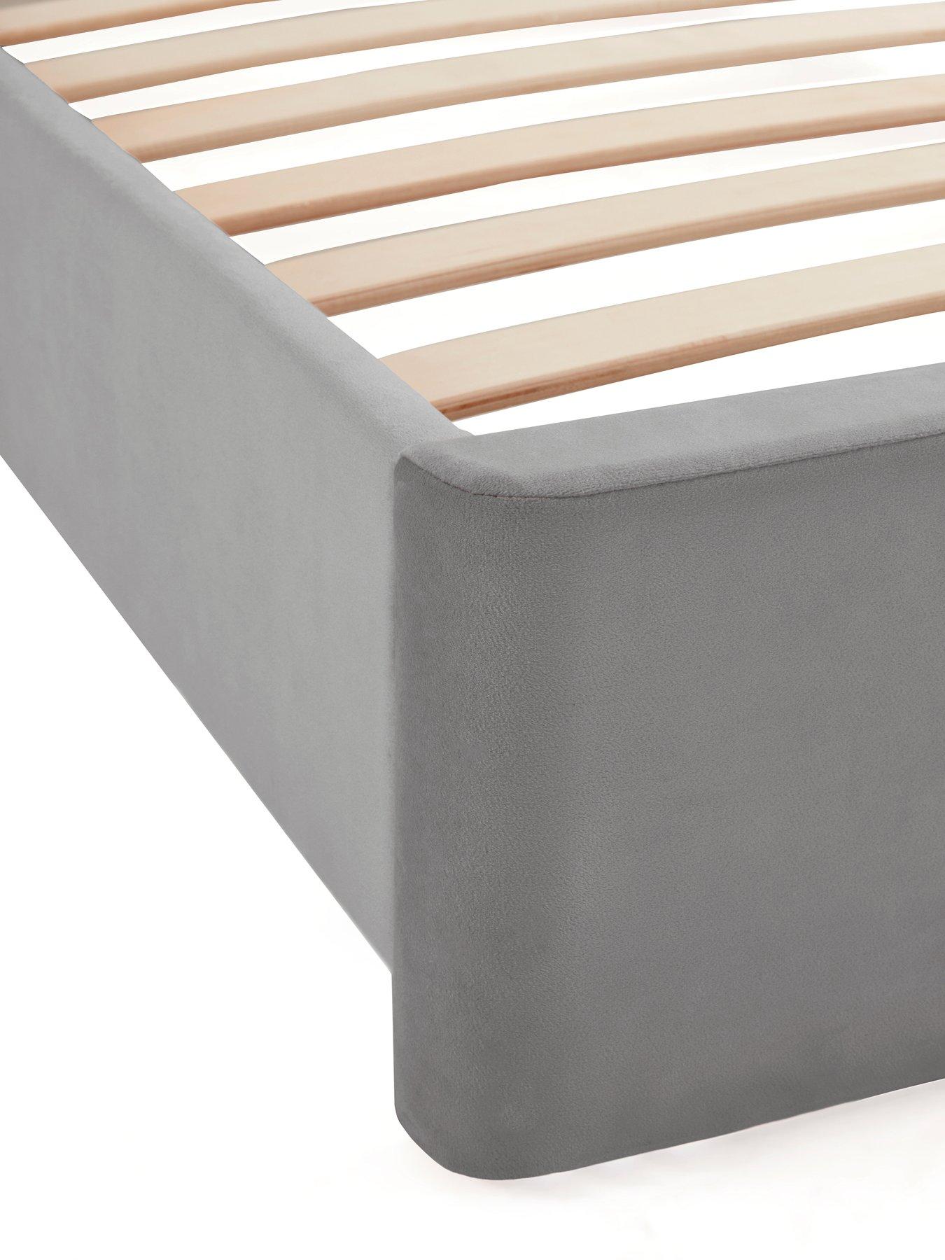  image of very-home-edee-childrens-bed-with-mattress-options-buy-amp-save-greynbsp--fscreg-certified