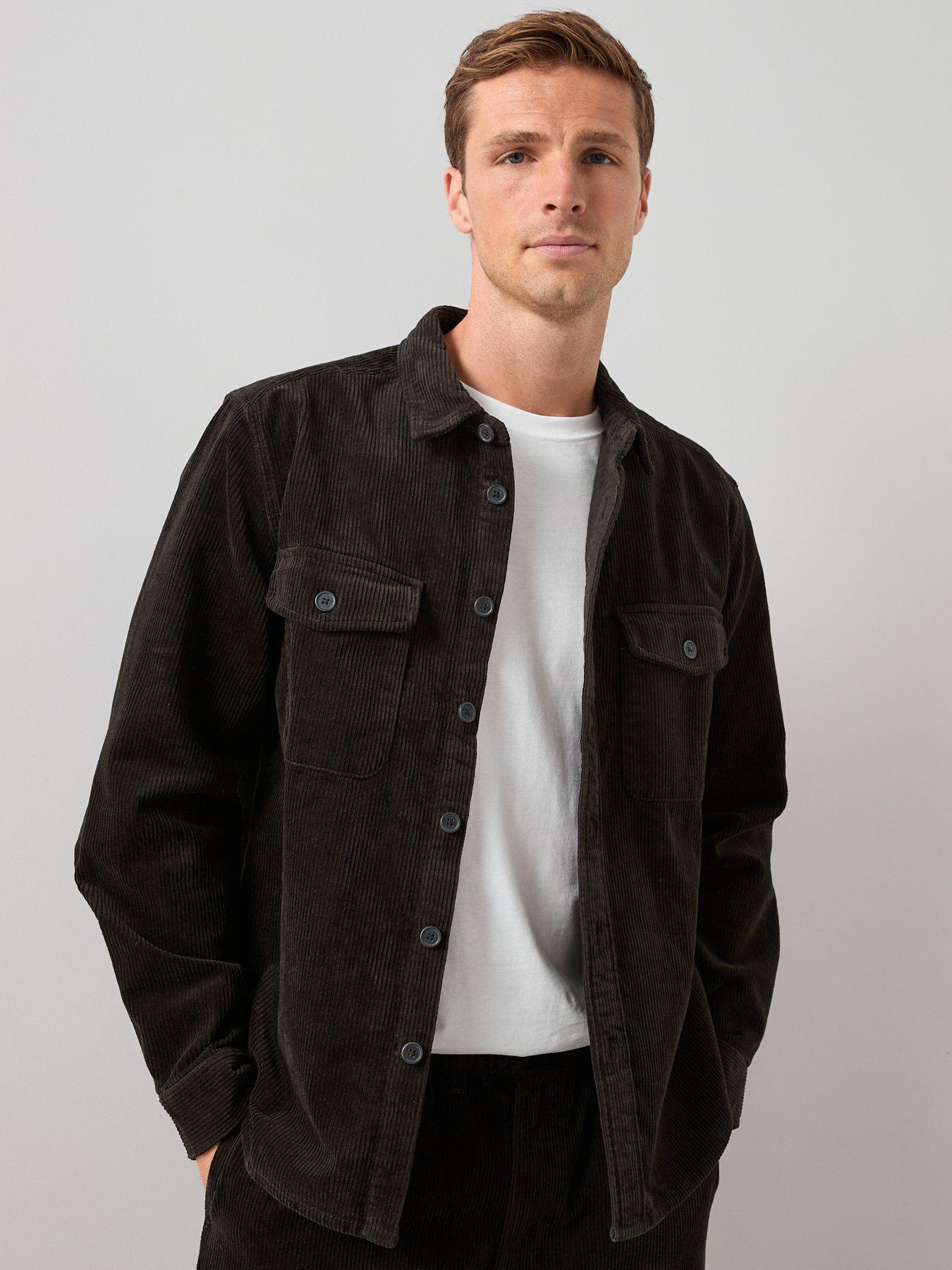 The Very Collection Cord Shirt - Dark Green