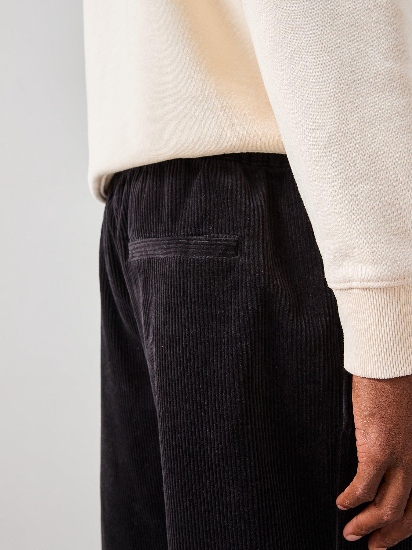 Image 5 of 5 of The Very Collection Cord Trousers - Black