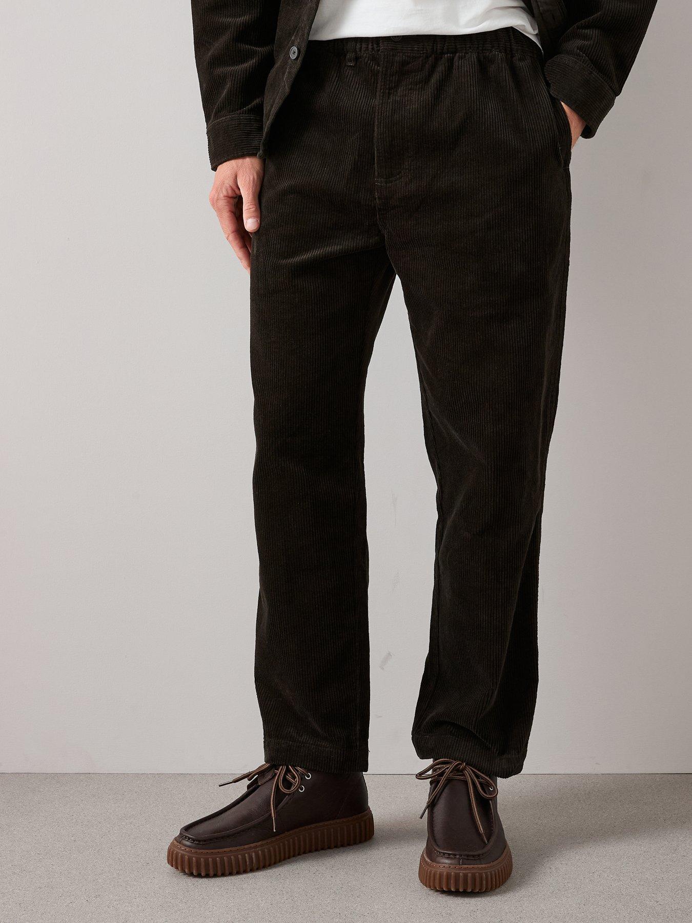 Image 1 of 6 of The Very Collection Cord Trousers - Dark Green