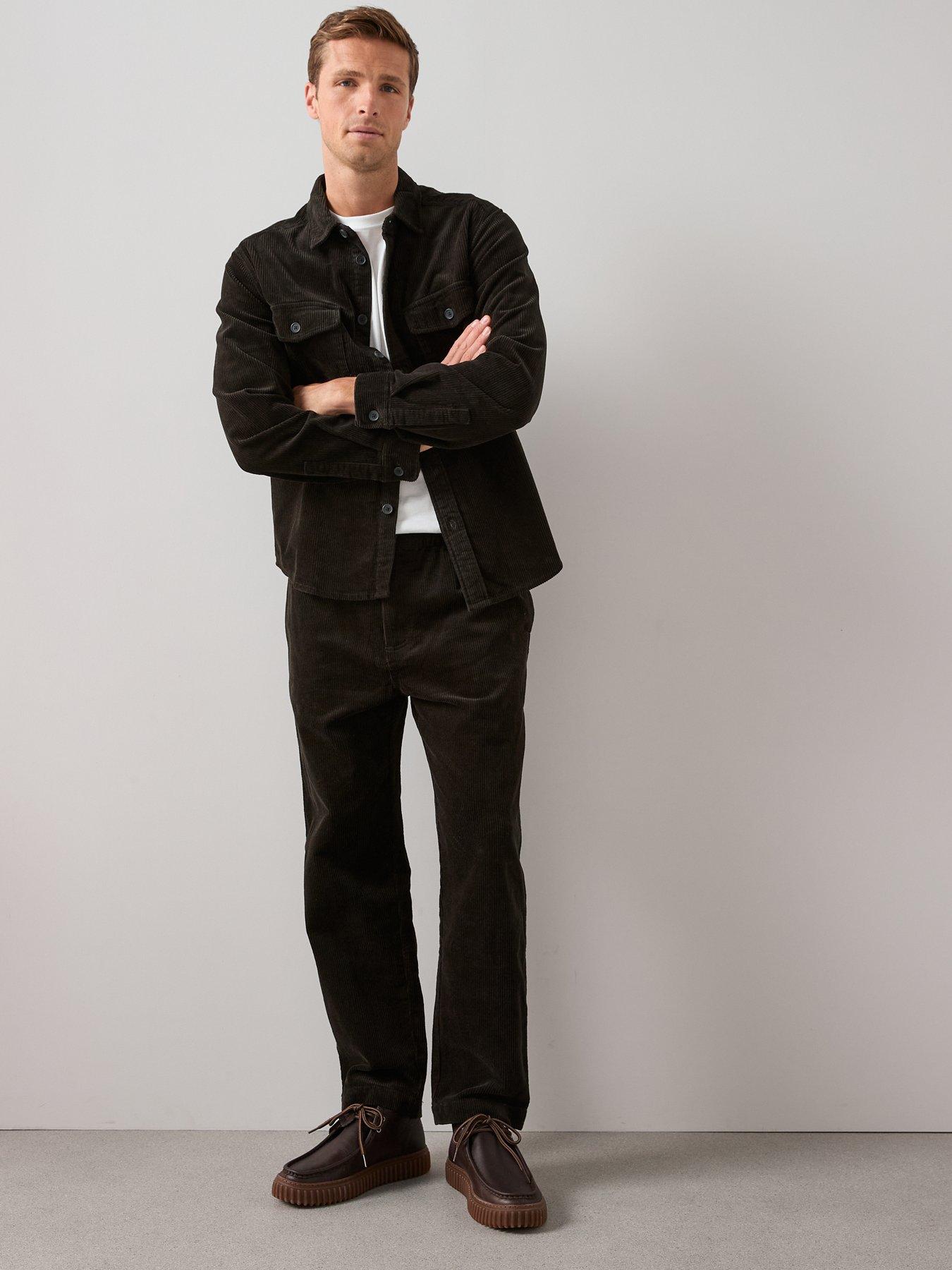 Image 5 of 6 of The Very Collection Cord Trousers - Dark Green