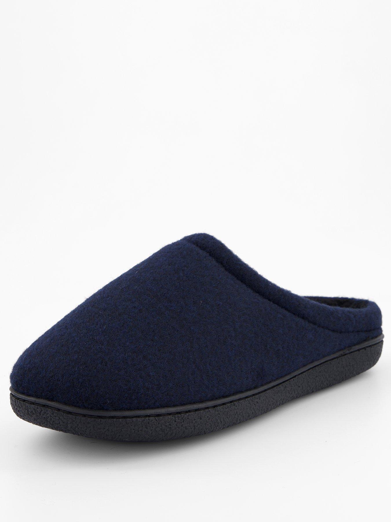 Image 2 of 7 of The Very Collection Mule Slippers - Navy