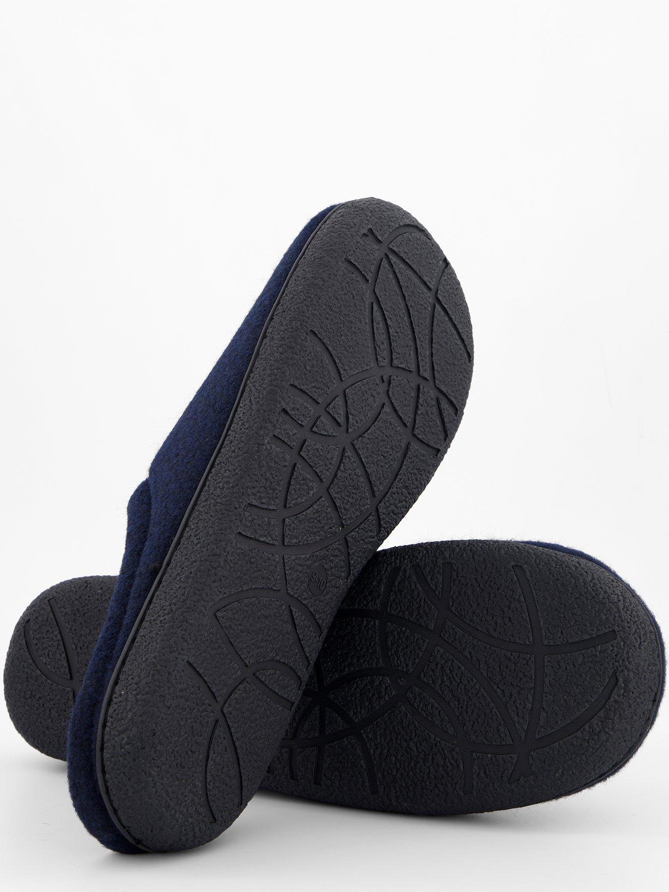 Image 4 of 7 of The Very Collection Mule Slippers - Navy