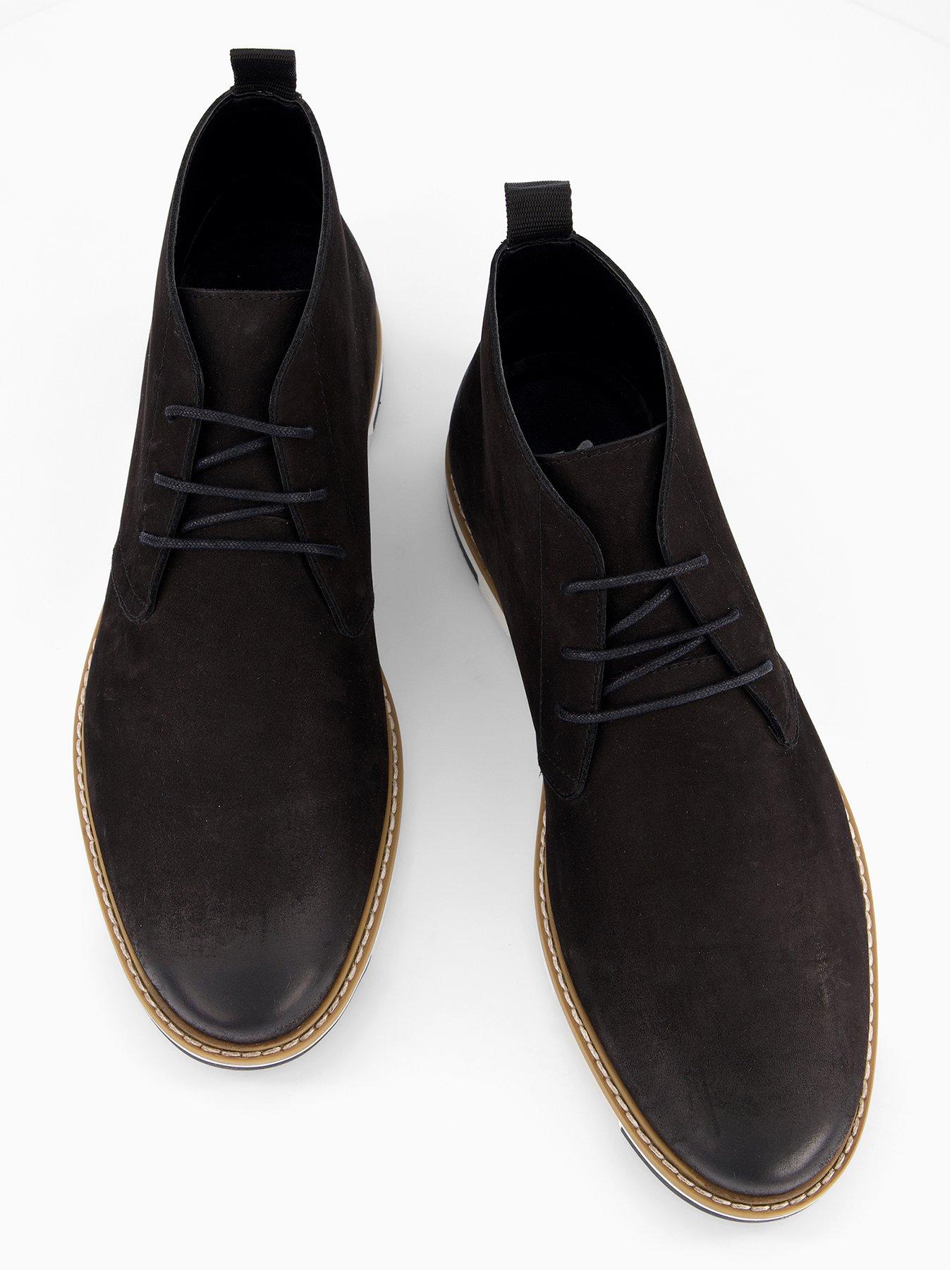  image of the-very-collection-suede-mid-boots-black