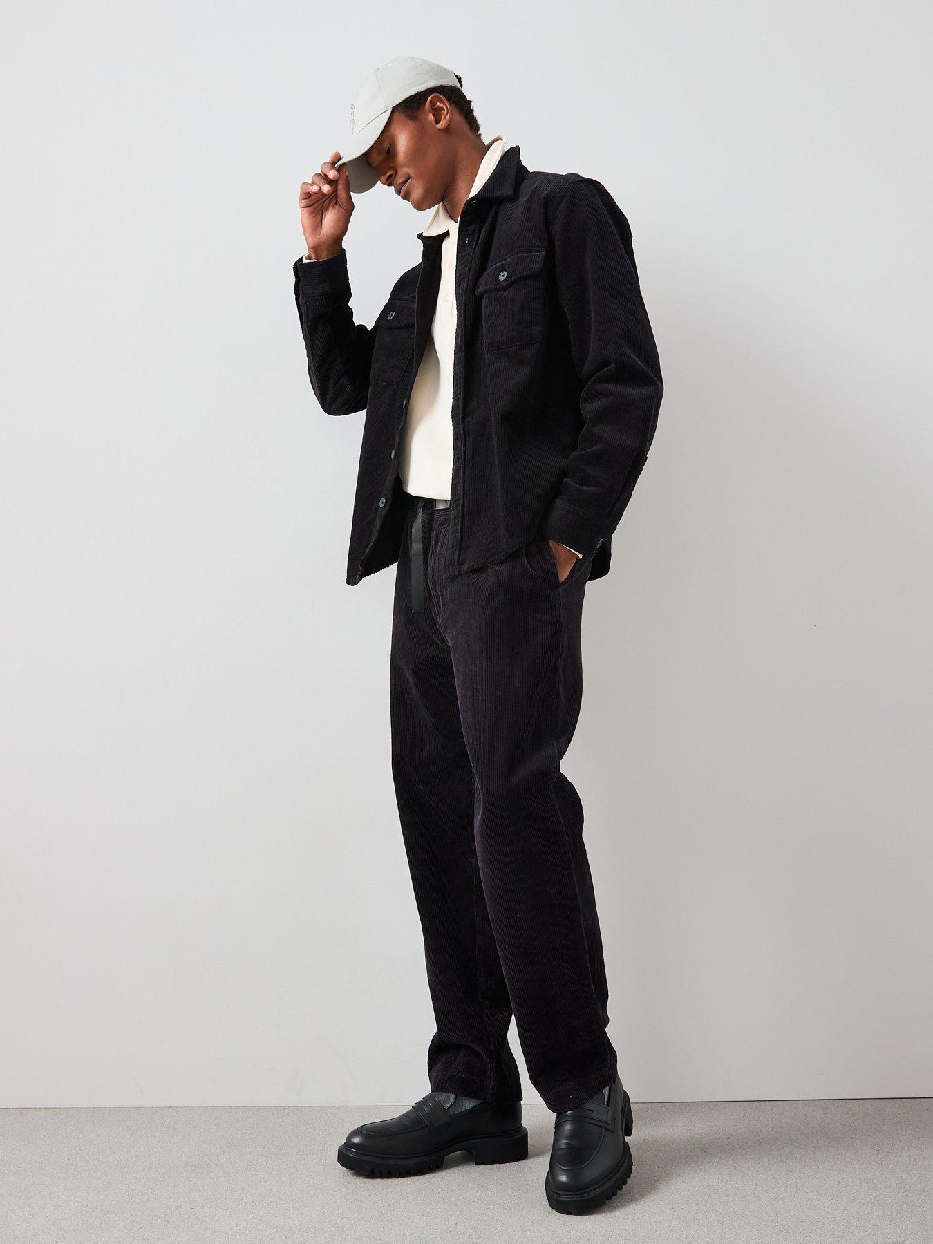 Image 3 of 7 of The Very Collection Cord Shirt - Black