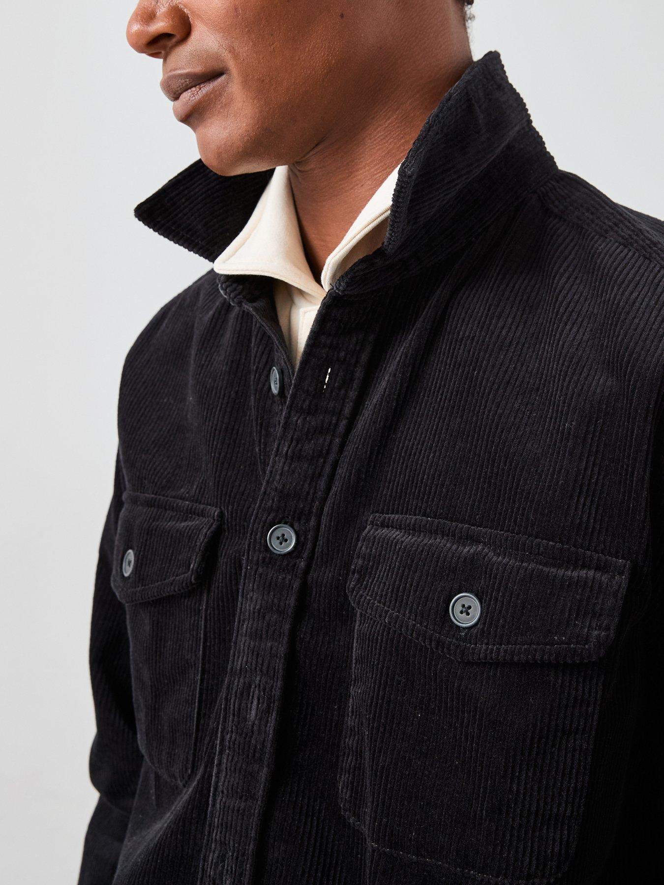 Image 4 of 7 of The Very Collection Cord Shirt - Black