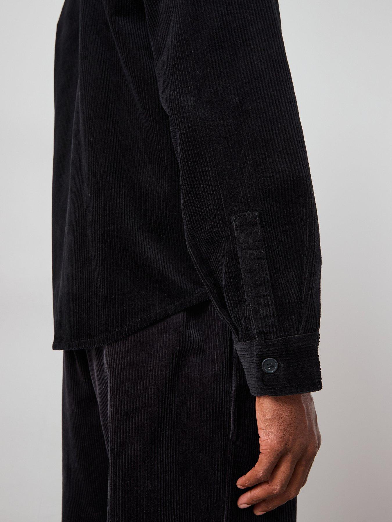 Image 6 of 7 of The Very Collection Cord Shirt - Black