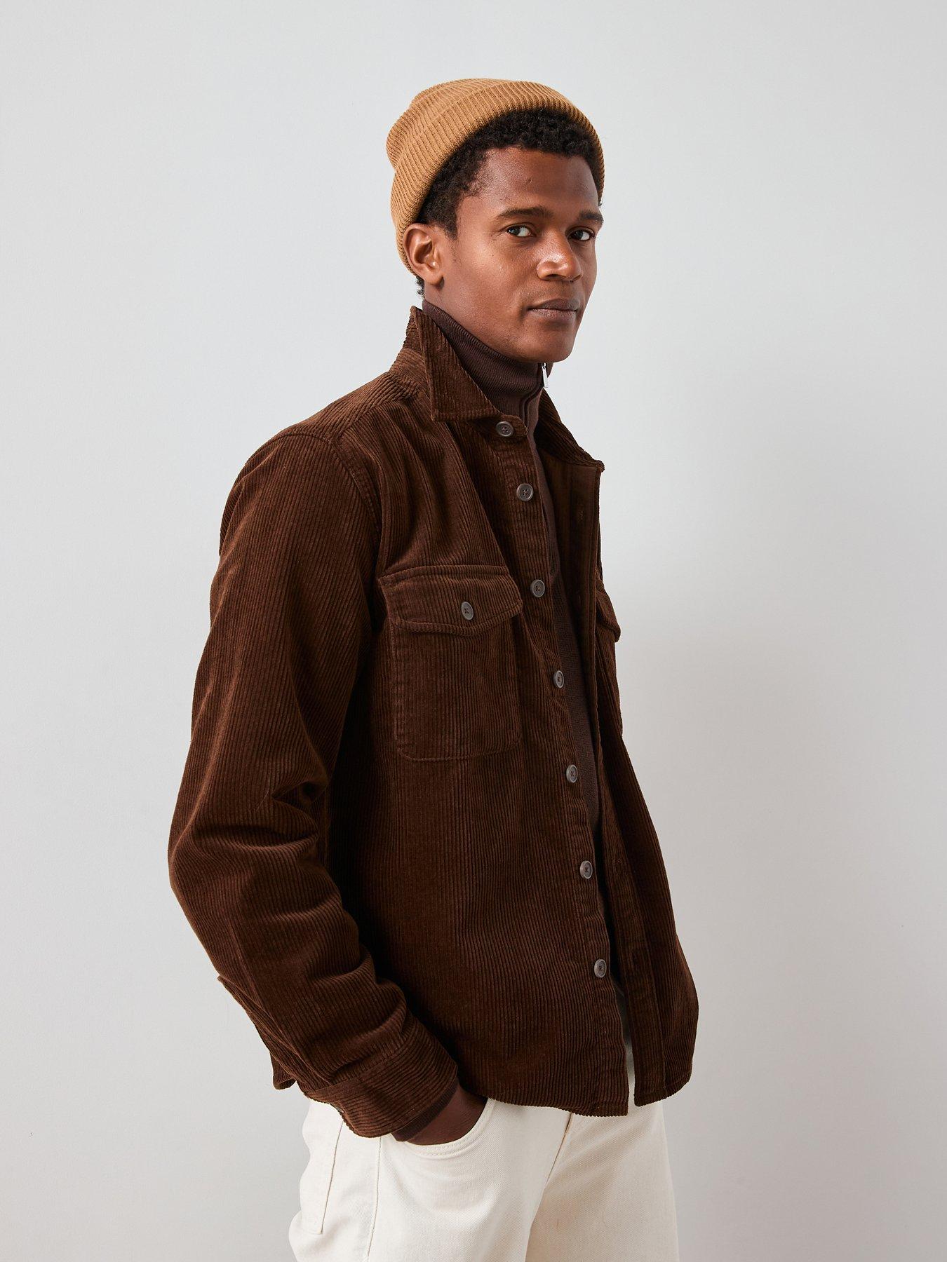 undefined Cord Shirt - Brown