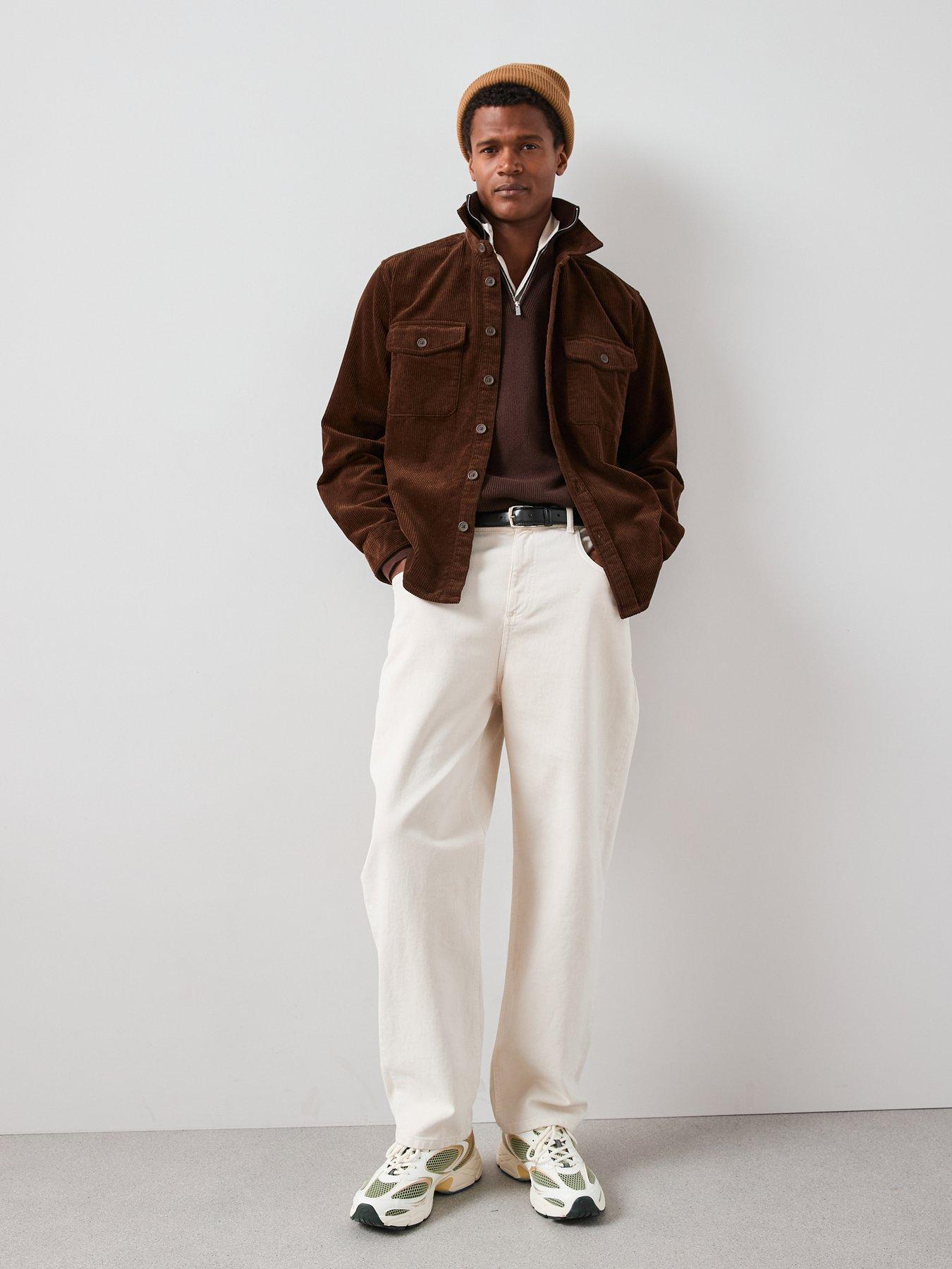 Image 3 of 7 of The Very Collection Cord Shirt - Brown